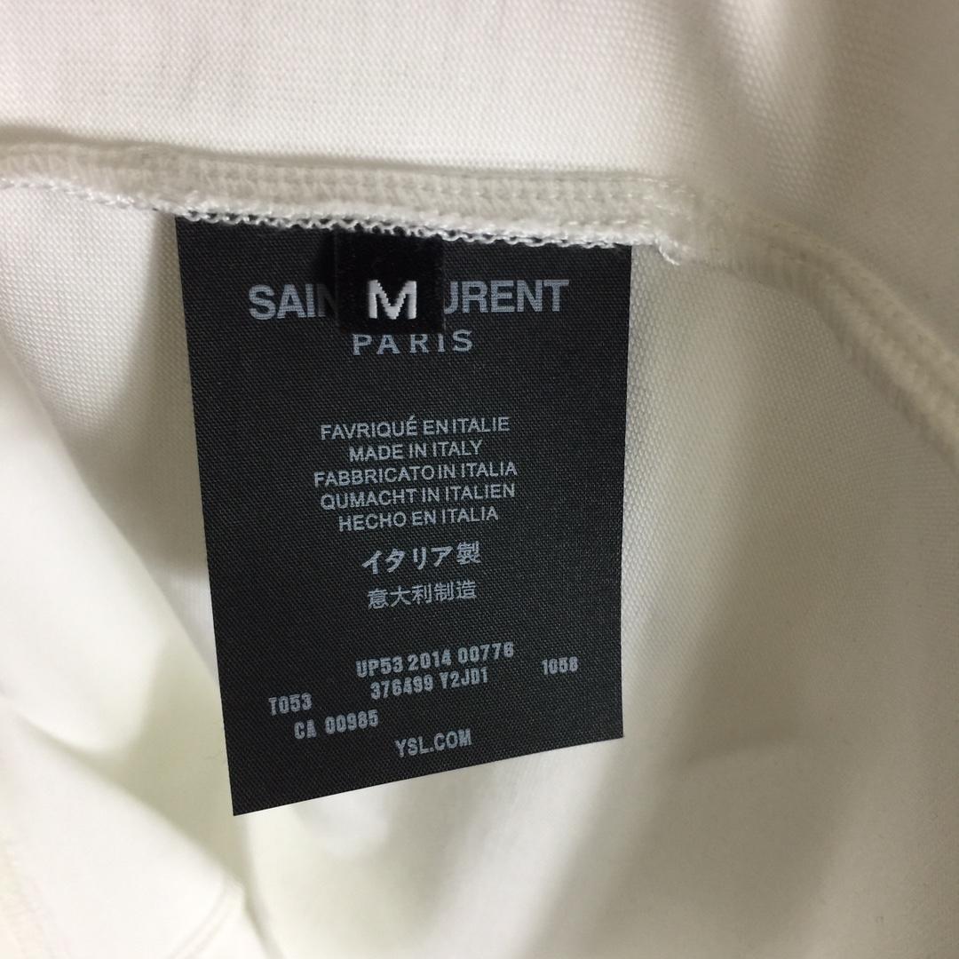 Saint Laurent Cotton-jersey T-shirt  - DopestKickz