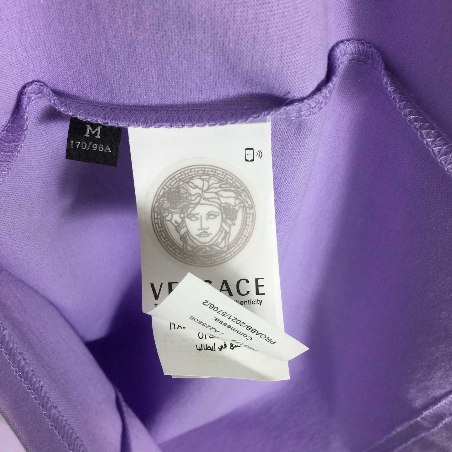 Versace Medusa Cotton T-shirt With Embroidery - DopestKickz