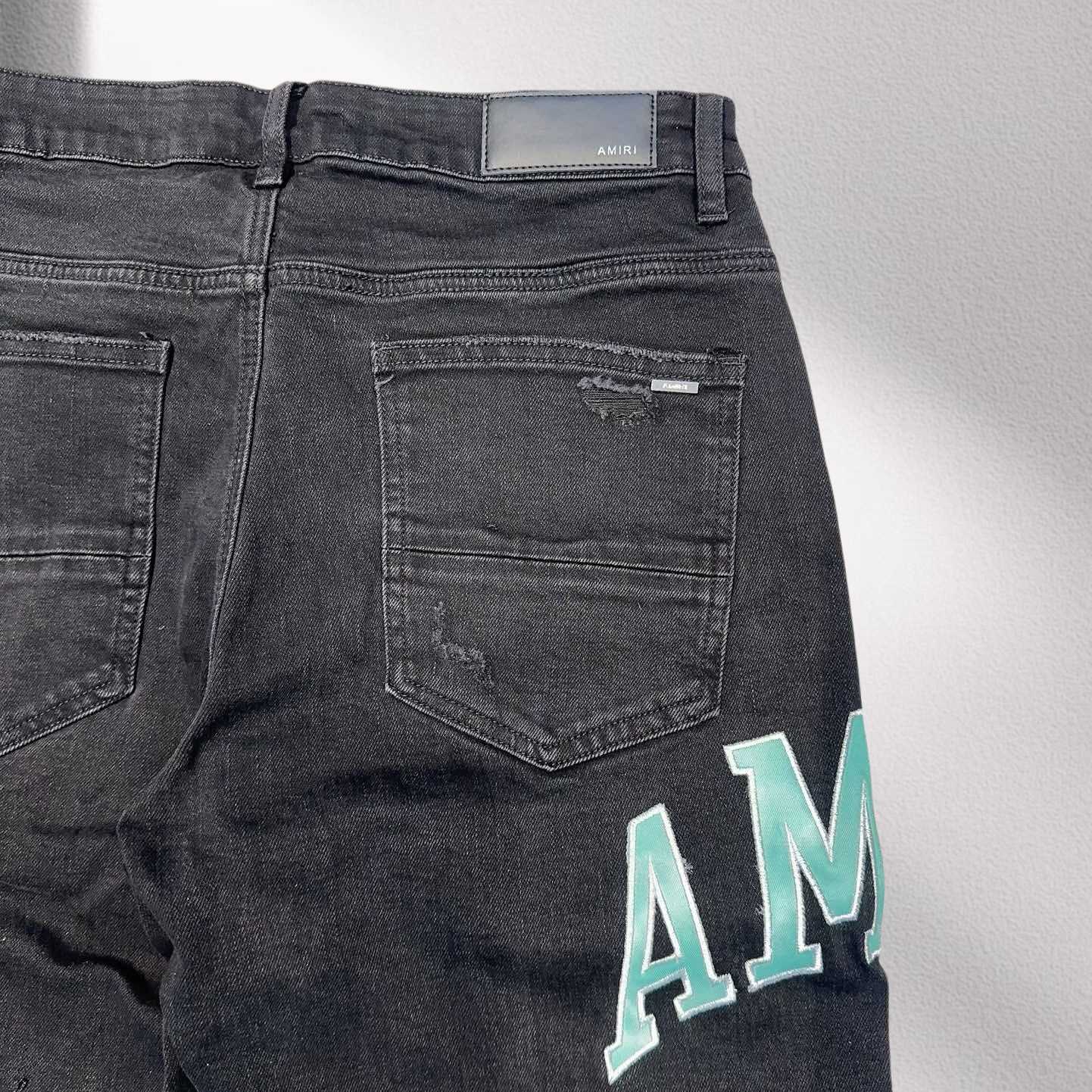 Amiri Denim Shorts     8011 - DopestKickz