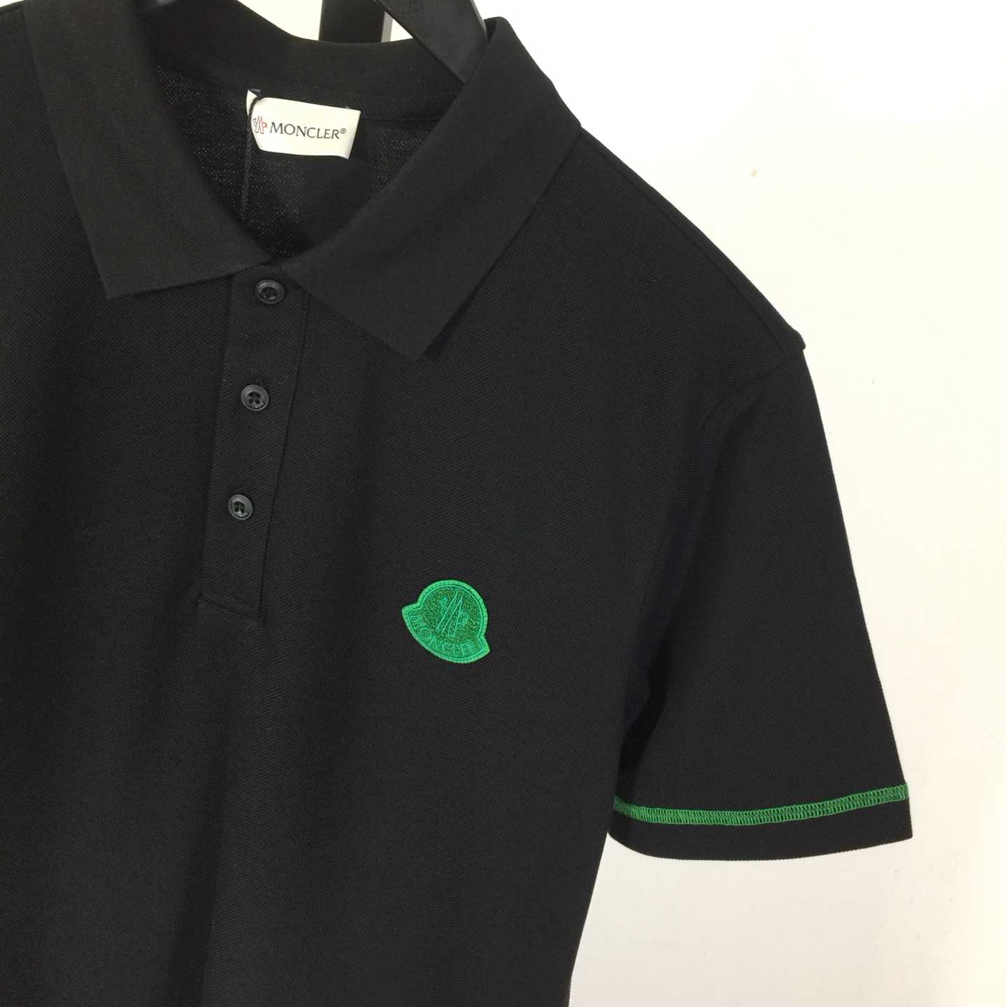 Moncler logo-patch Cotton Polo Shirt - DopestKickz
