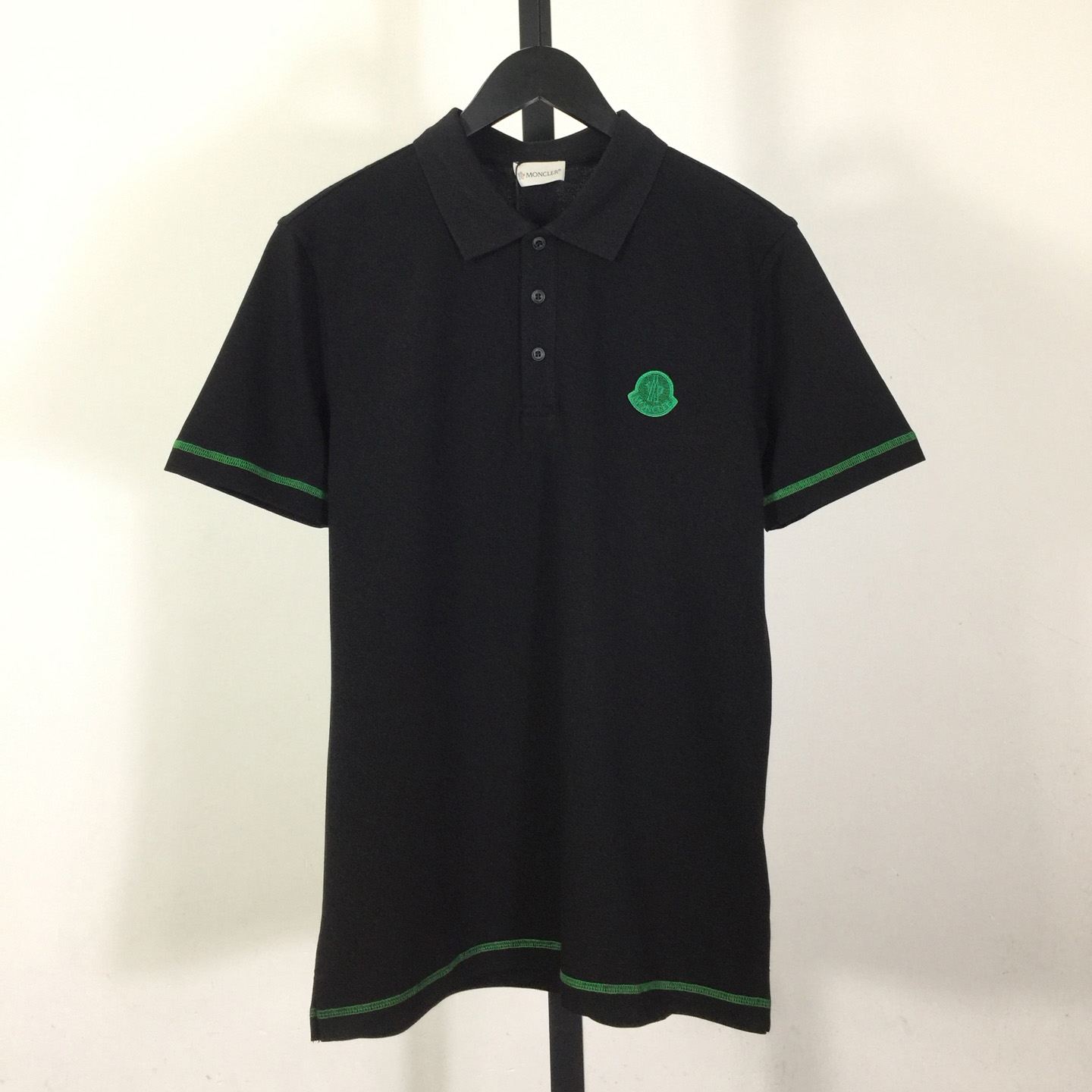 Moncler logo-patch Cotton Polo Shirt - DopestKickz