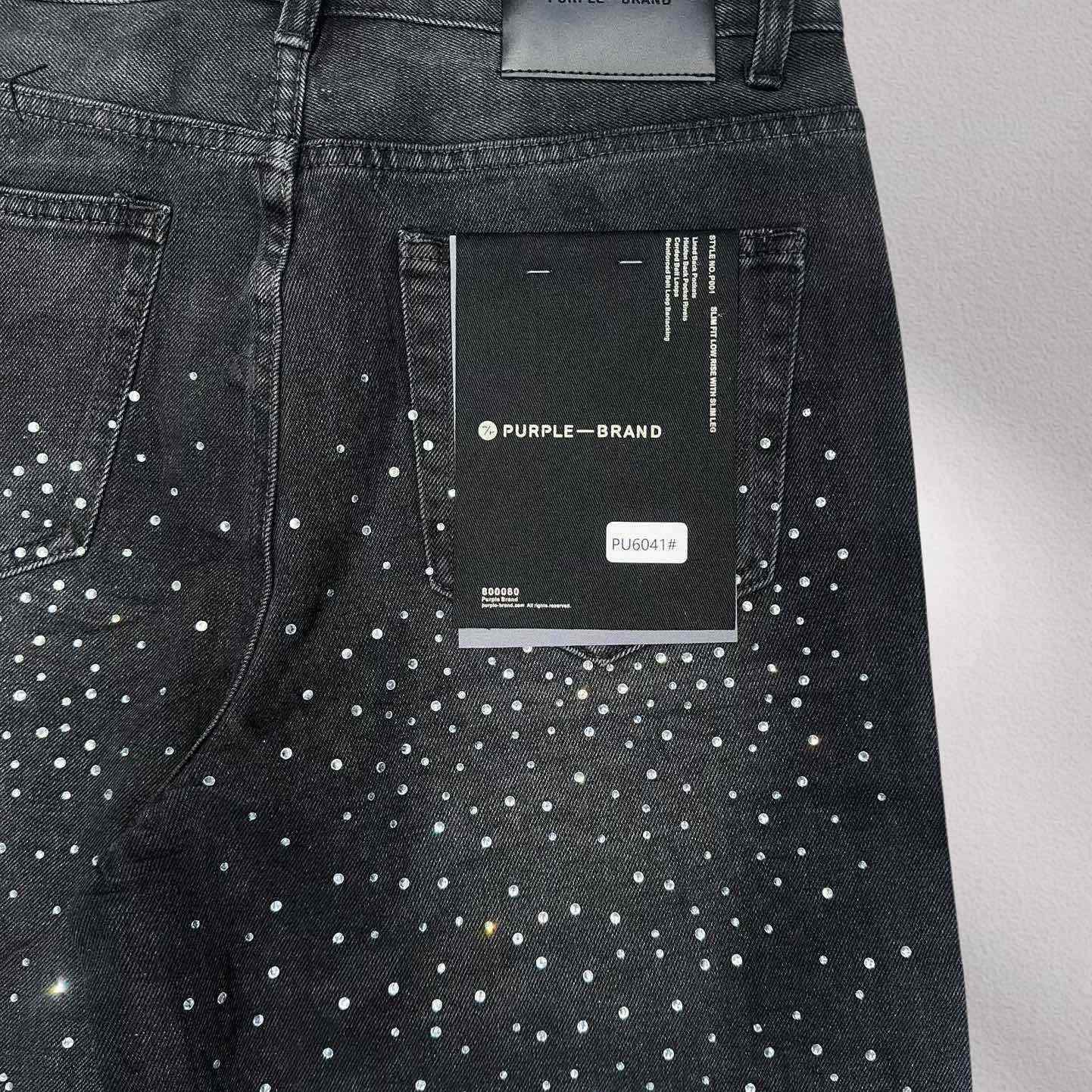 Purple-Brand Denim Shorts    6041 - DopestKickz