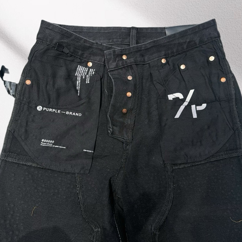 Purple-Brand Denim Shorts    6041 - DopestKickz