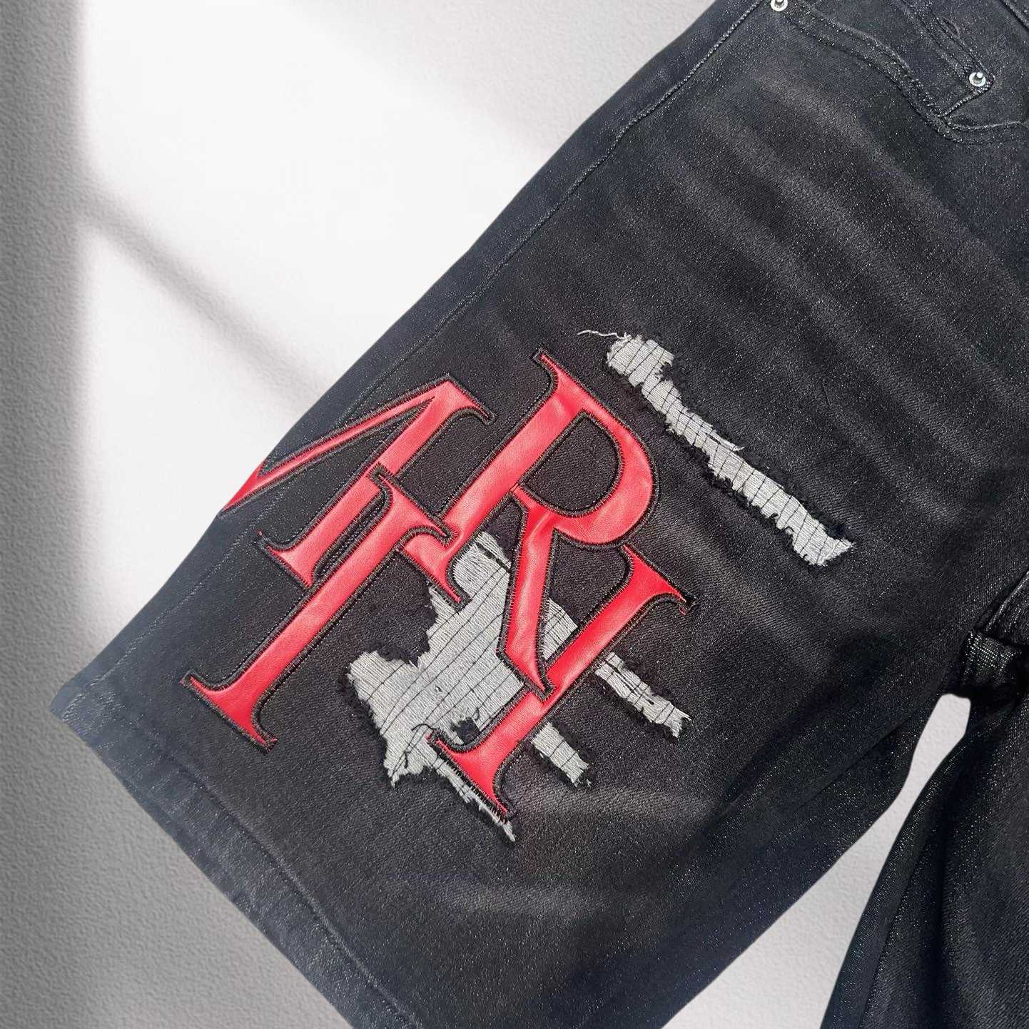 Amiri Denim Shorts     8021 - DopestKickz