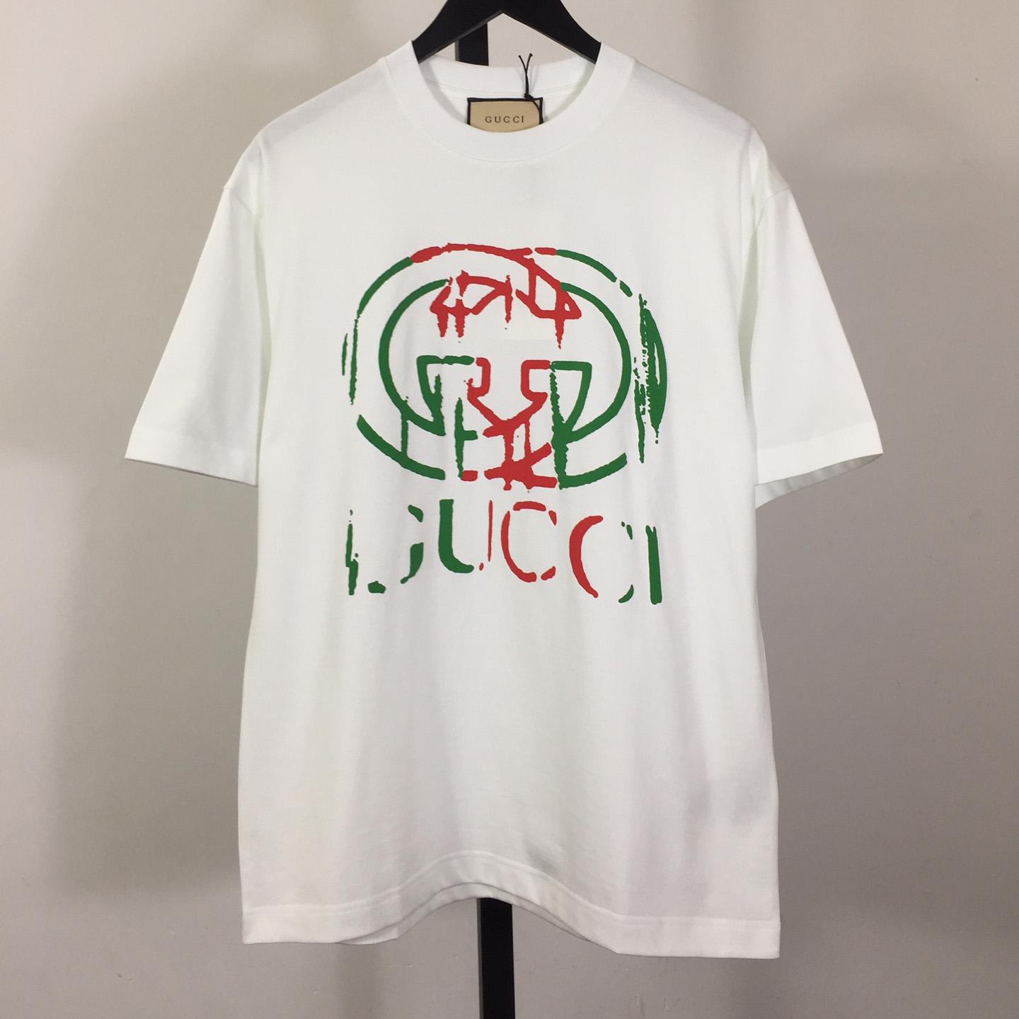 Gucci Printed Cotton Jersey T-shirt - DopestKickz