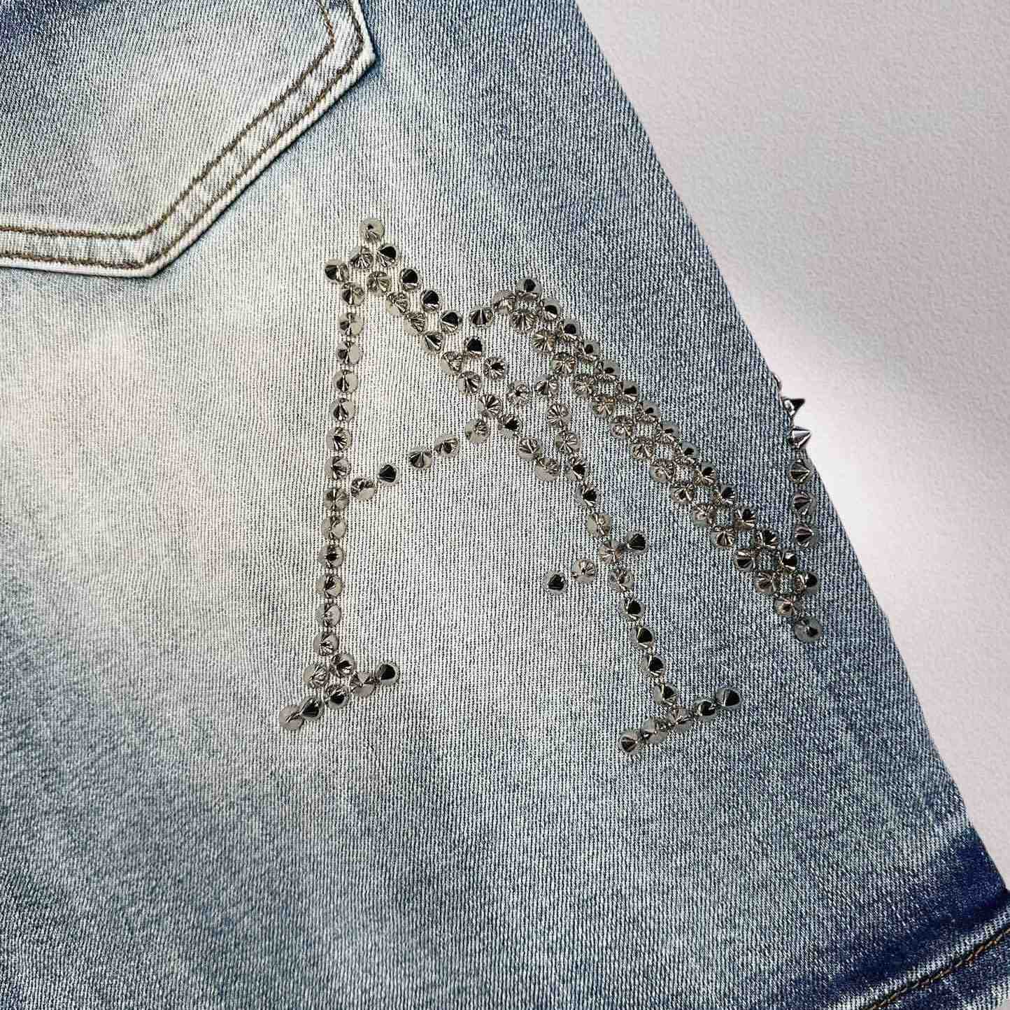 Amiri Denim Shorts     8000 - DopestKickz