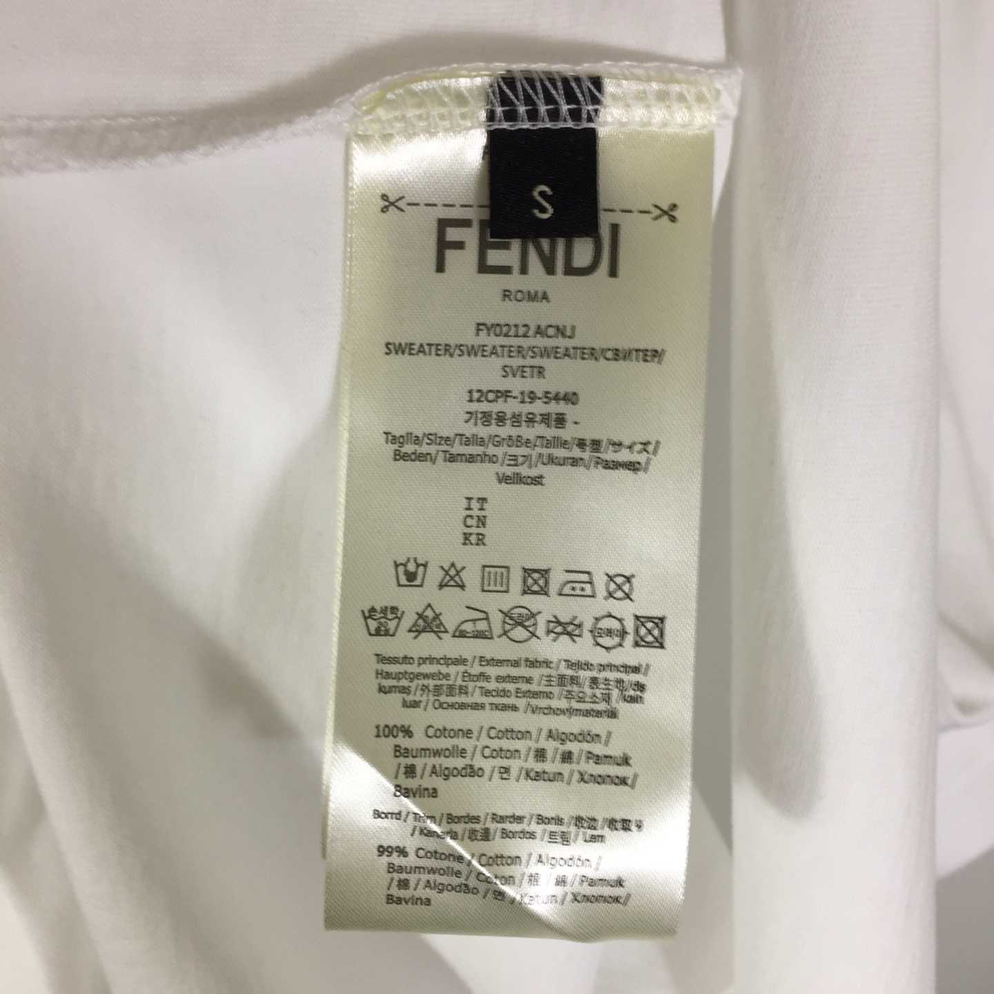 Fendi  Club Cotton T-shirt - DopestKickz