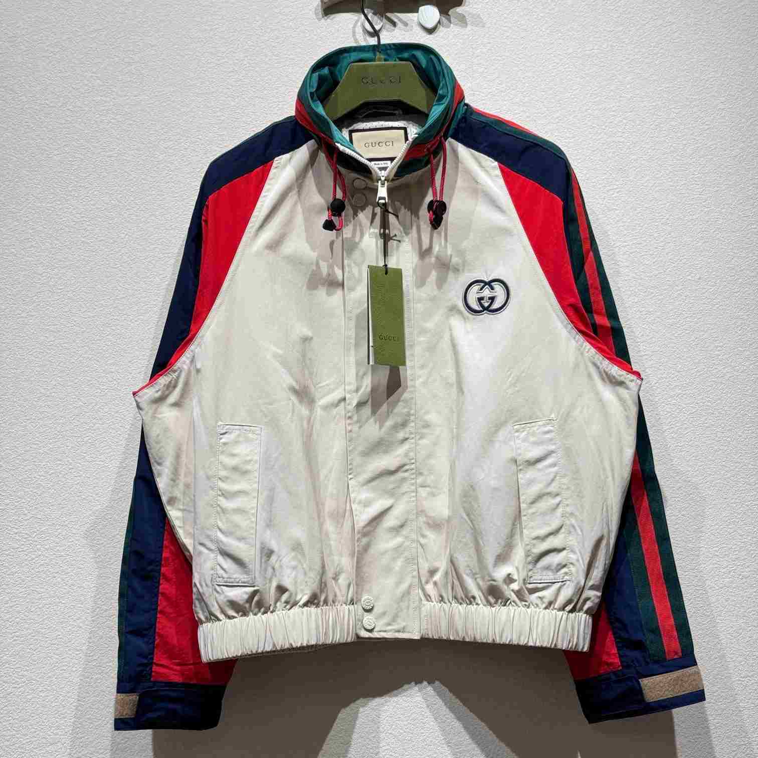 Gucci Colour-block Bomber Jacket  - DopestKickz