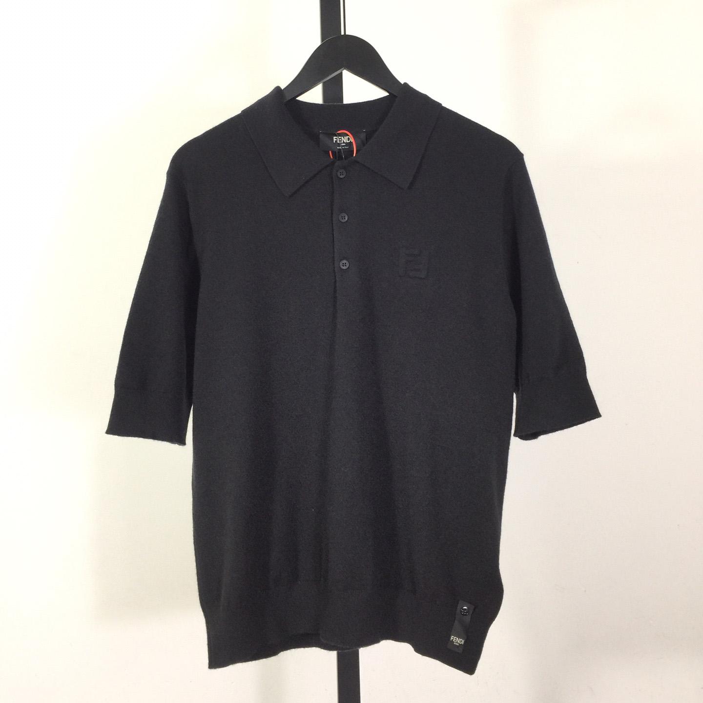 Fendi Embossing FF Short-Sleeved Polo Shirt - DopestKickz