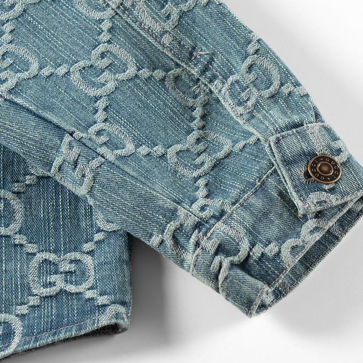 Gucci GG Monogram Denim Shirt - DopestKickz