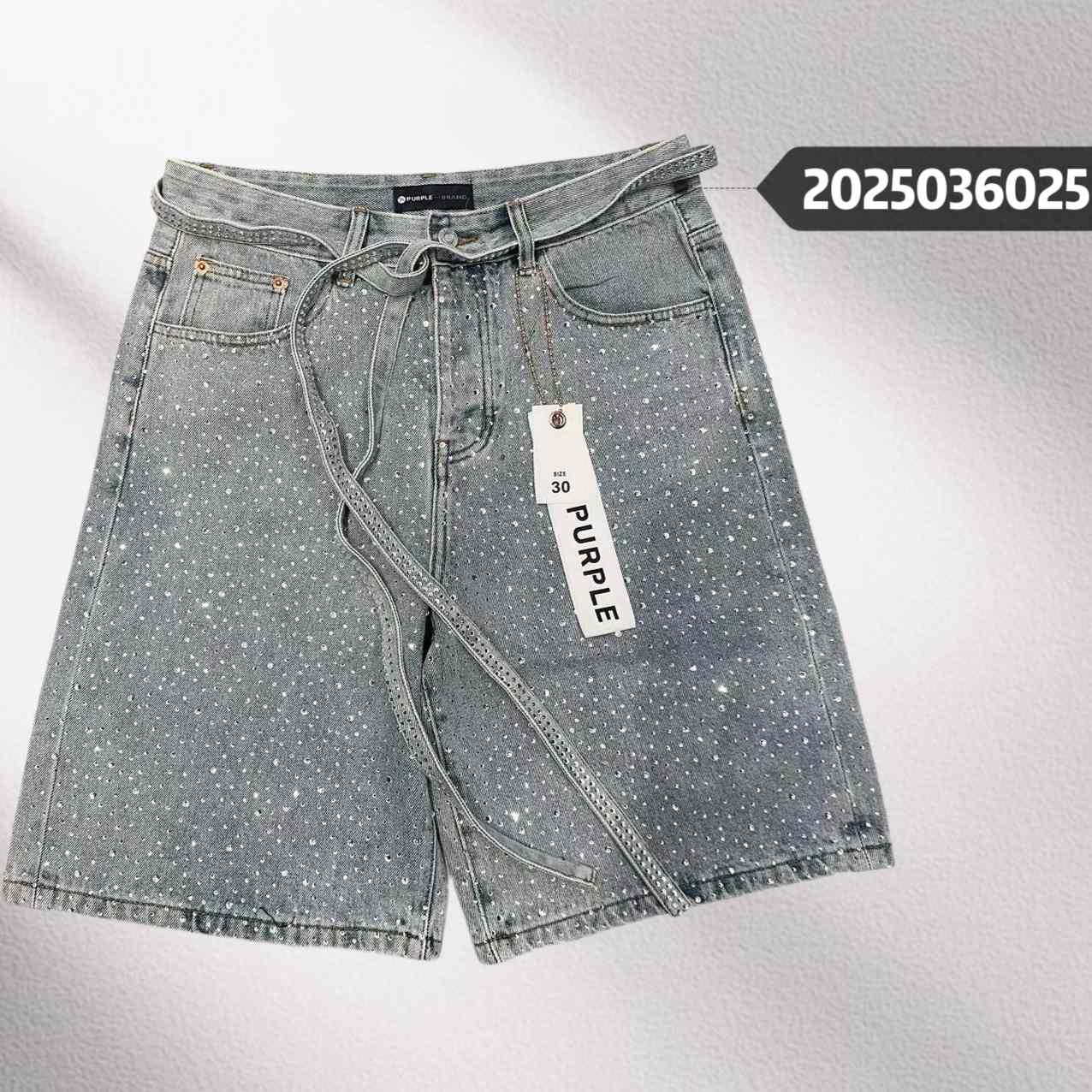 Purple-Brand Denim Shorts    6025 - DopestKickz