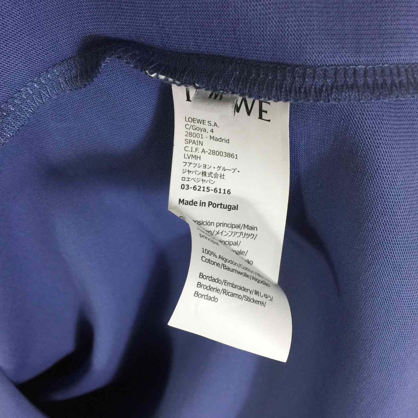 Loewe Loose Fit T-shirt In Cotton - DopestKickz