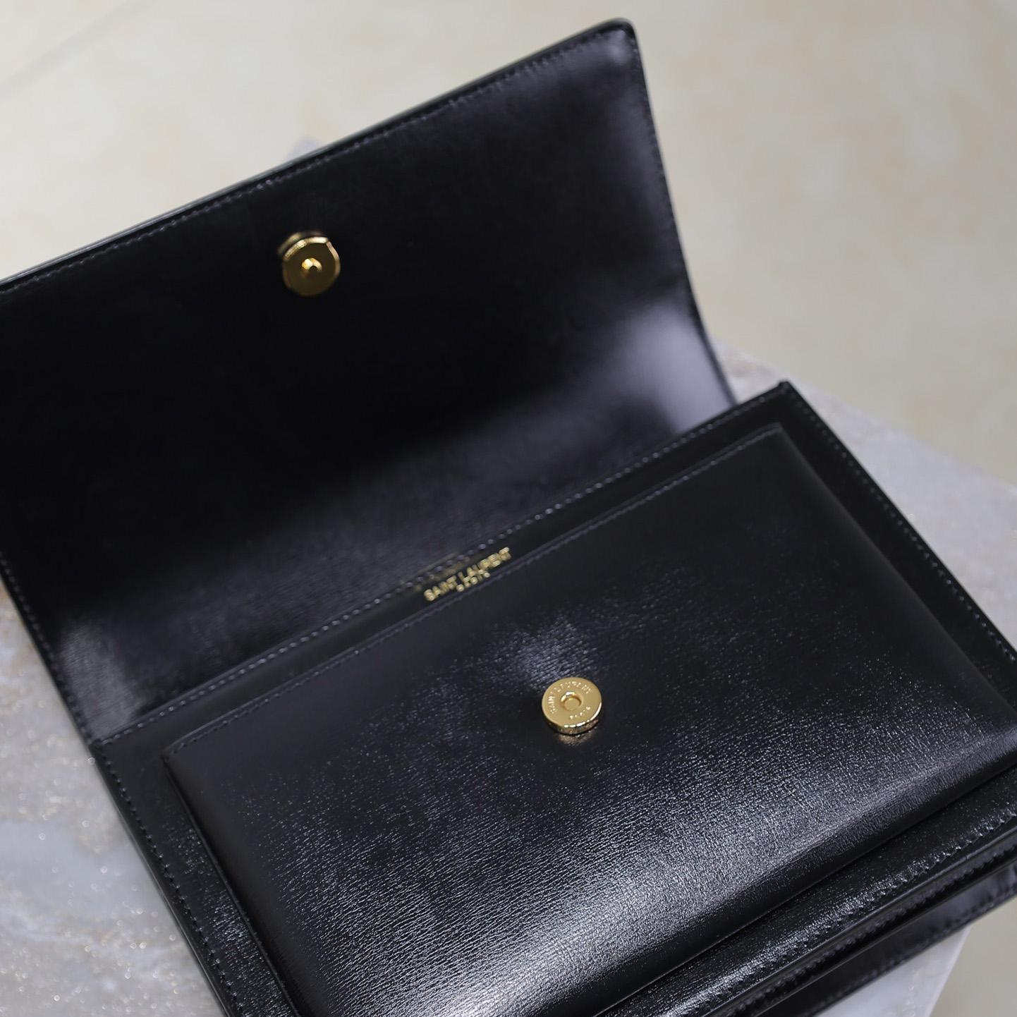 Saint Laurent Women Sunset Medium Leather Shoulder Bag （22x8x16 cm） - DopestKickz