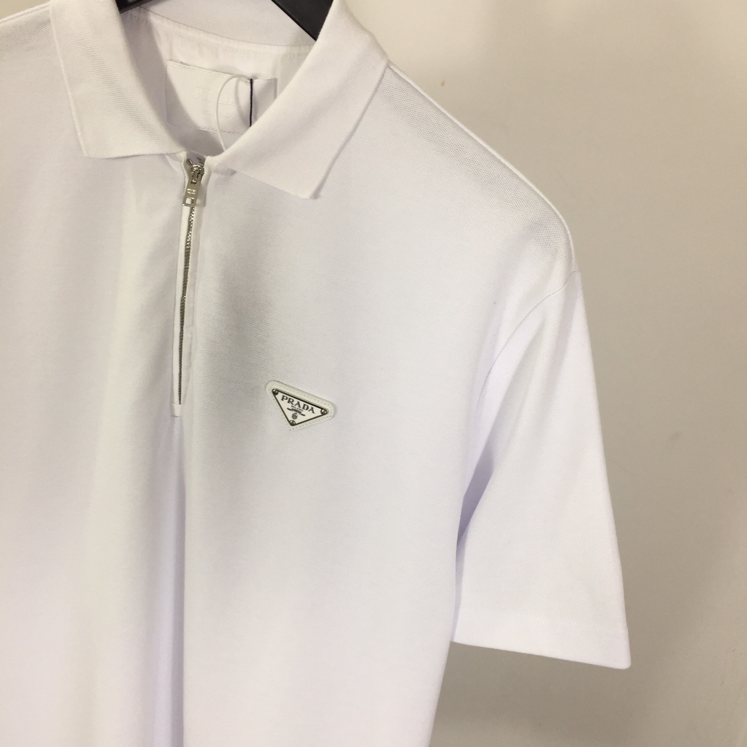 Prada Piqué Polo Shirt - DopestKickz
