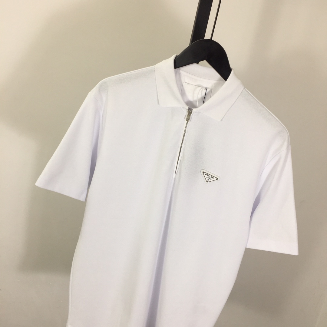 Prada Piqué Polo Shirt - DopestKickz