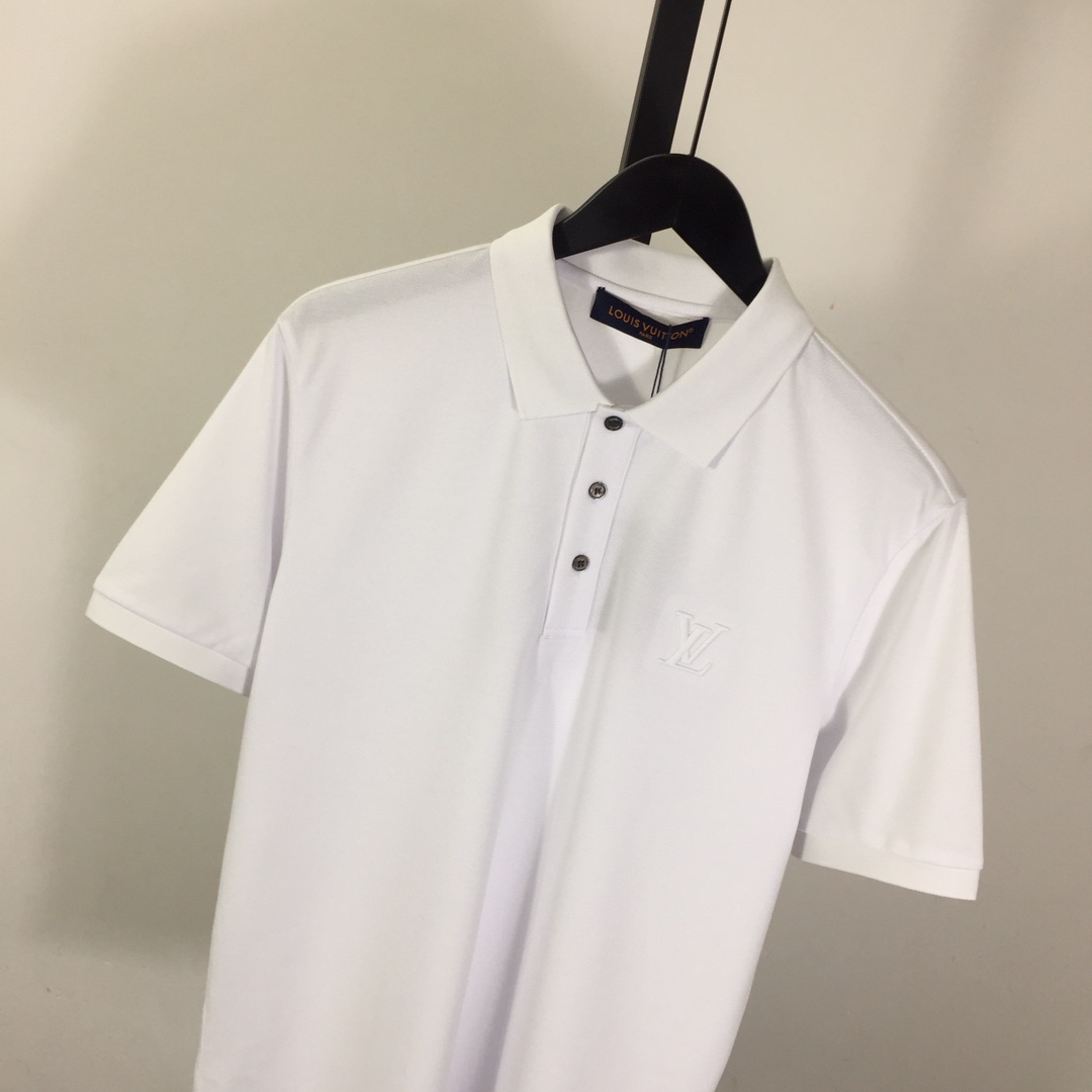 Louis Vuitton Short-Sleeved Cotton Polo Shirt    - DopestKickz