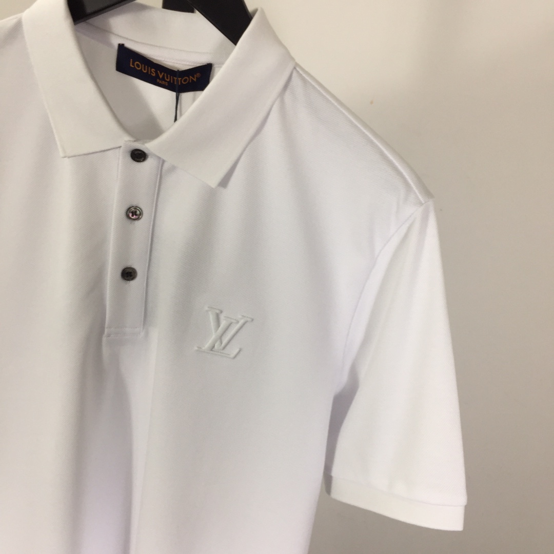 Louis Vuitton Short-Sleeved Cotton Polo Shirt    - DopestKickz