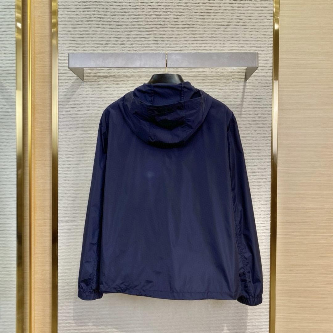 Fendi Blue Technical Fabric Blouson - DopestKickz