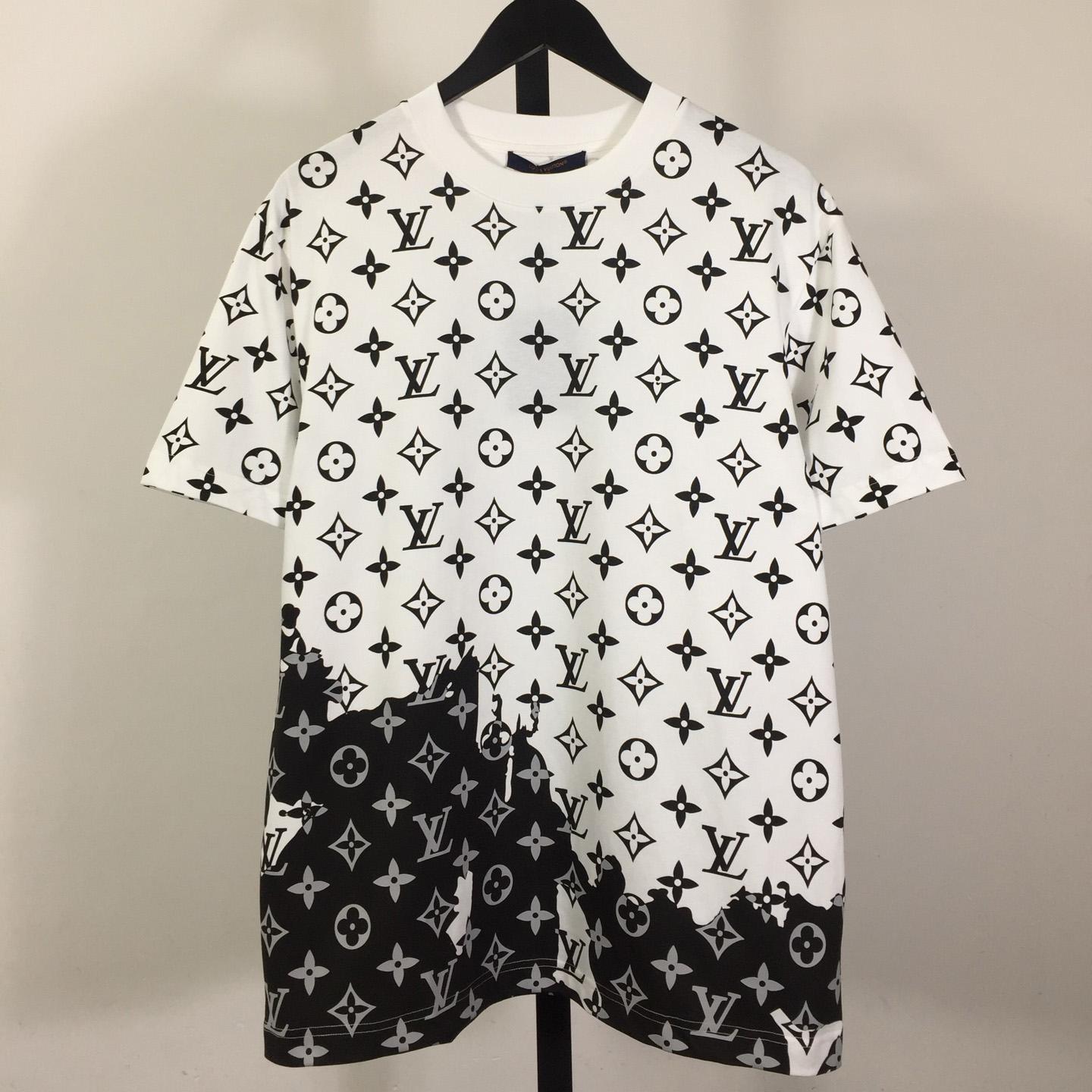 Louis Vuitton Gradient Monogram Cotton T-Shirt     - DopestKickz