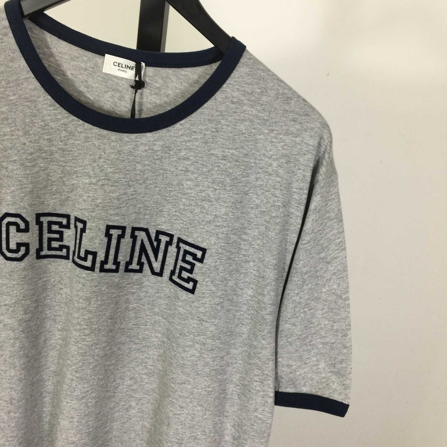 Celine Loose Triomphe T-shirt In Cotton Jersey - DopestKickz