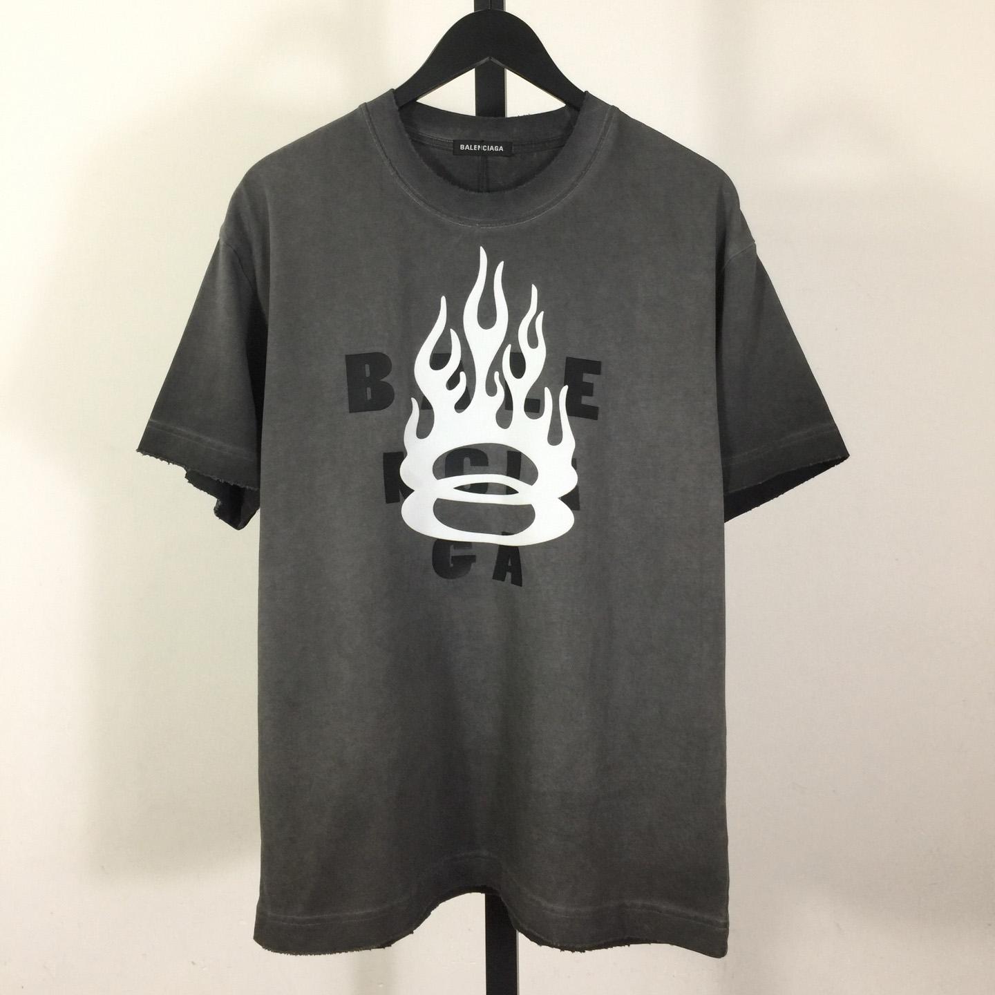 Balenciaga Cotton T-Shirt     - DopestKickz