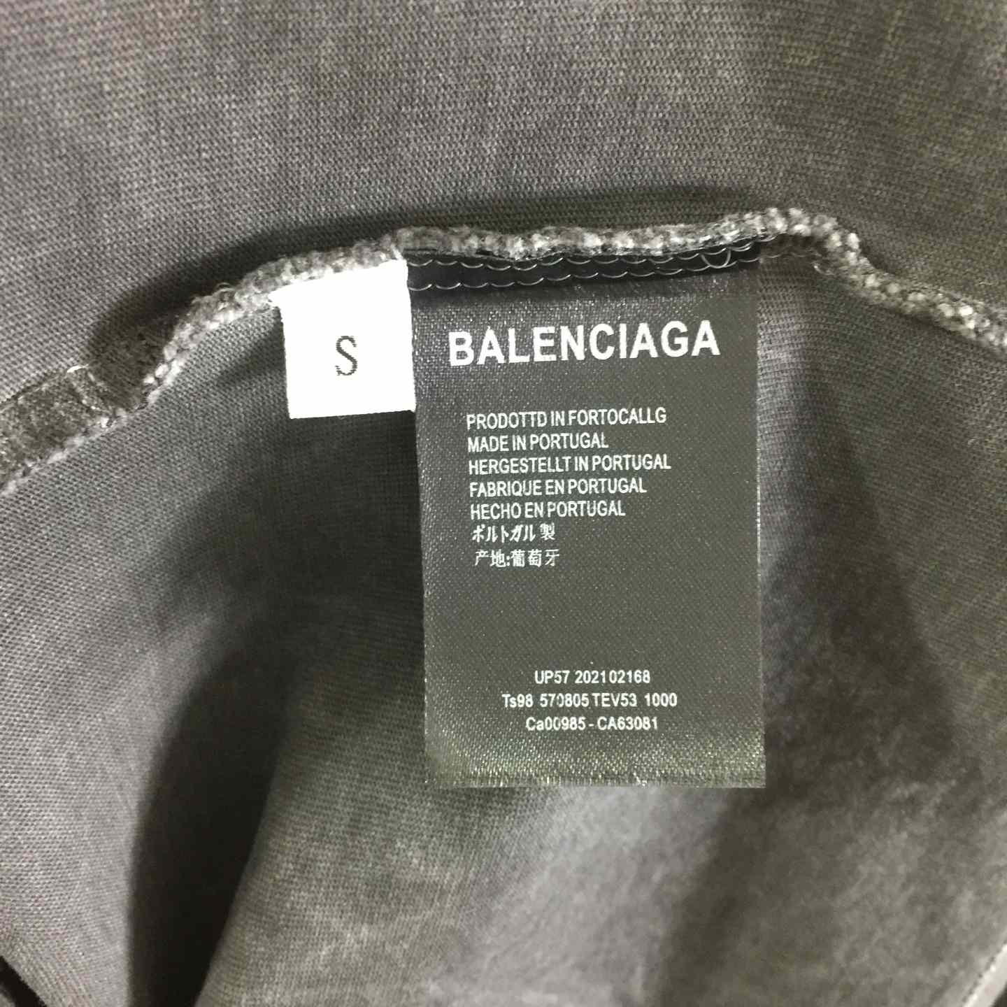 Balenciaga Cotton T-Shirt     - DopestKickz