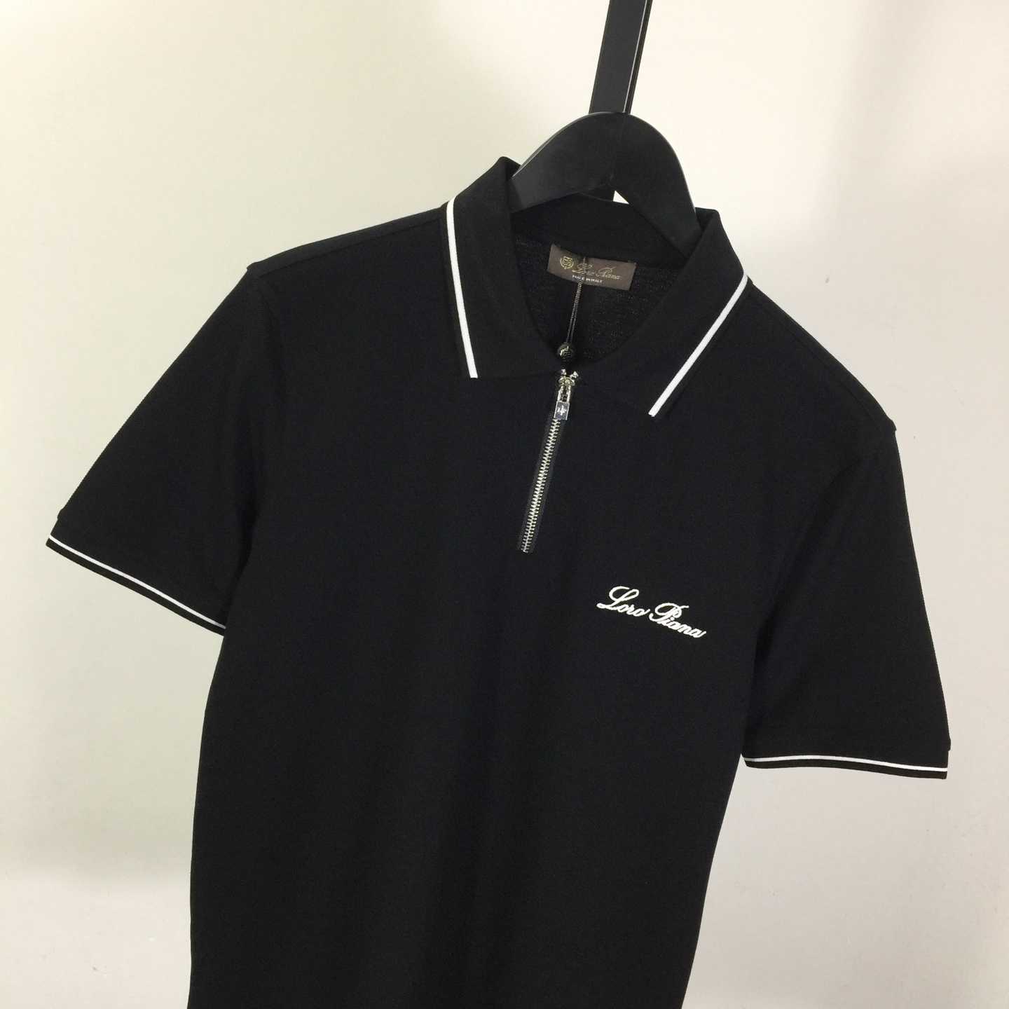 Loro Piana Cotton Polo Shirt - DopestKickz