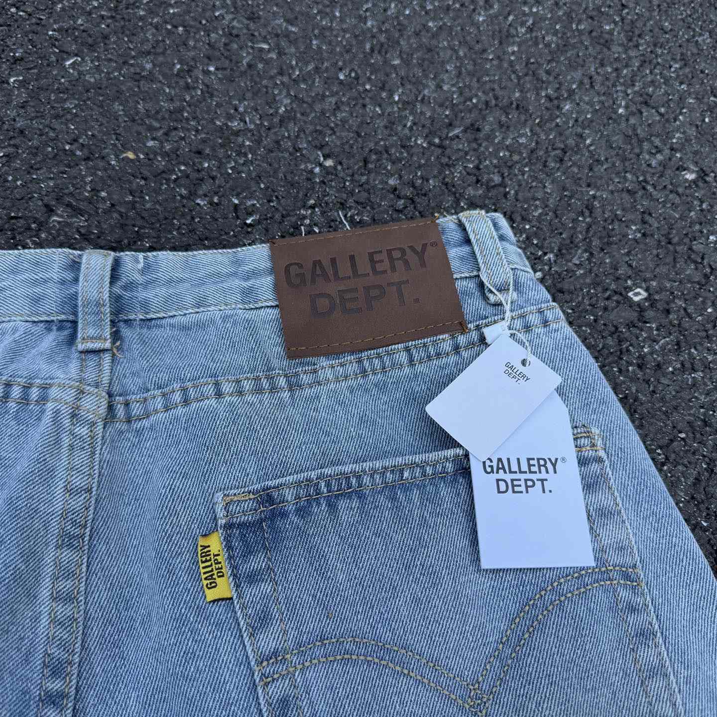 Chrome Hearts x Gallery Dept Cross Patch Flare Denim Jean - DopestKickz