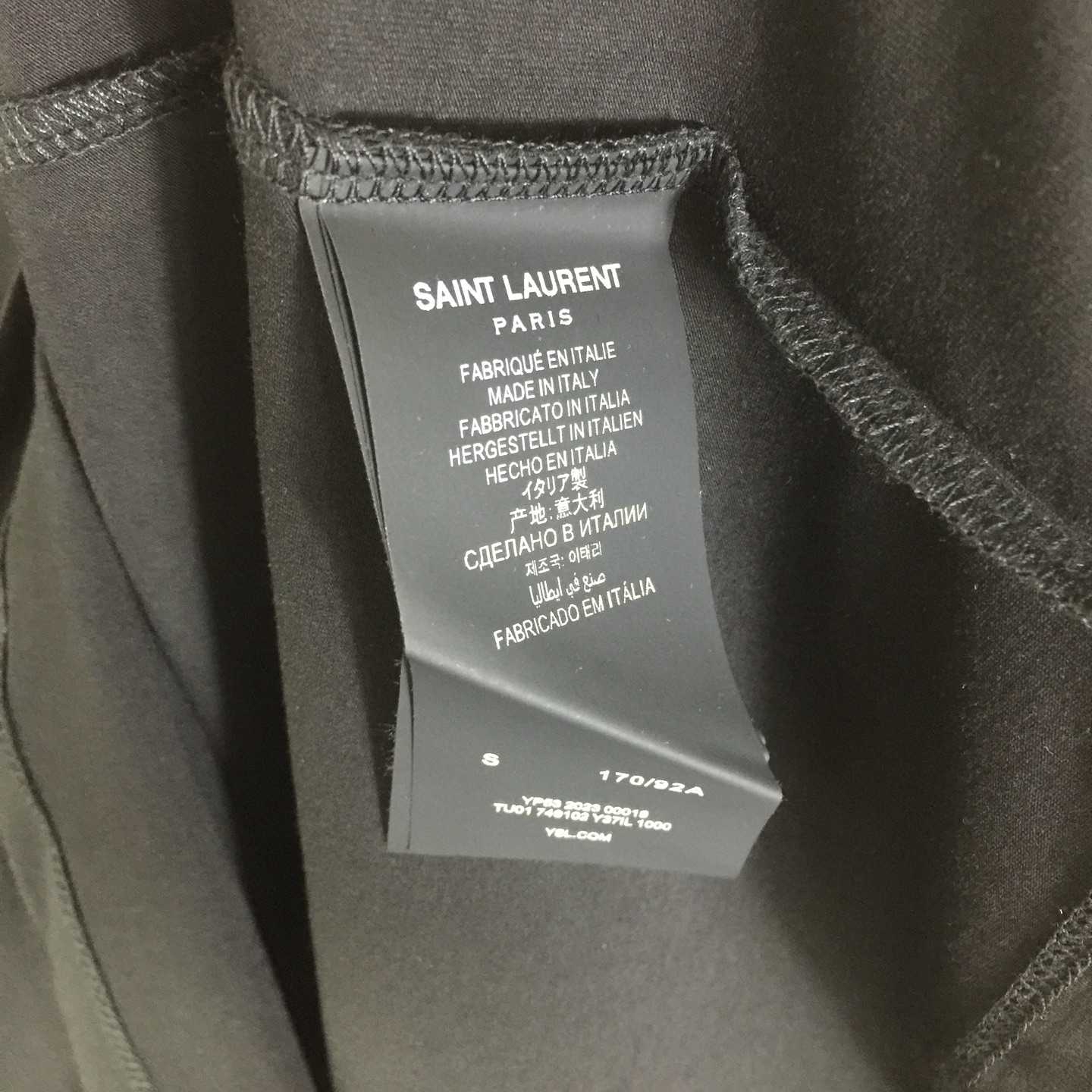 Saint Laurent Cotton-jersey T-shirt  - DopestKickz