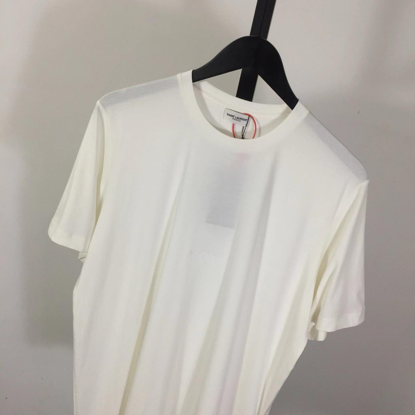 Saint Laurent Cotton-jersey T-shirt  - DopestKickz