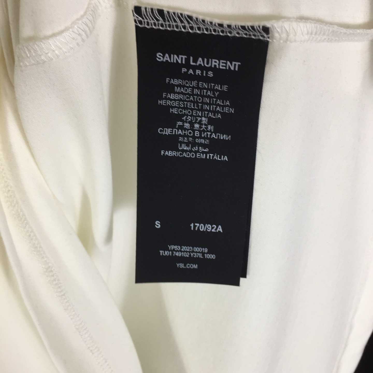 Saint Laurent Cotton-jersey T-shirt  - DopestKickz