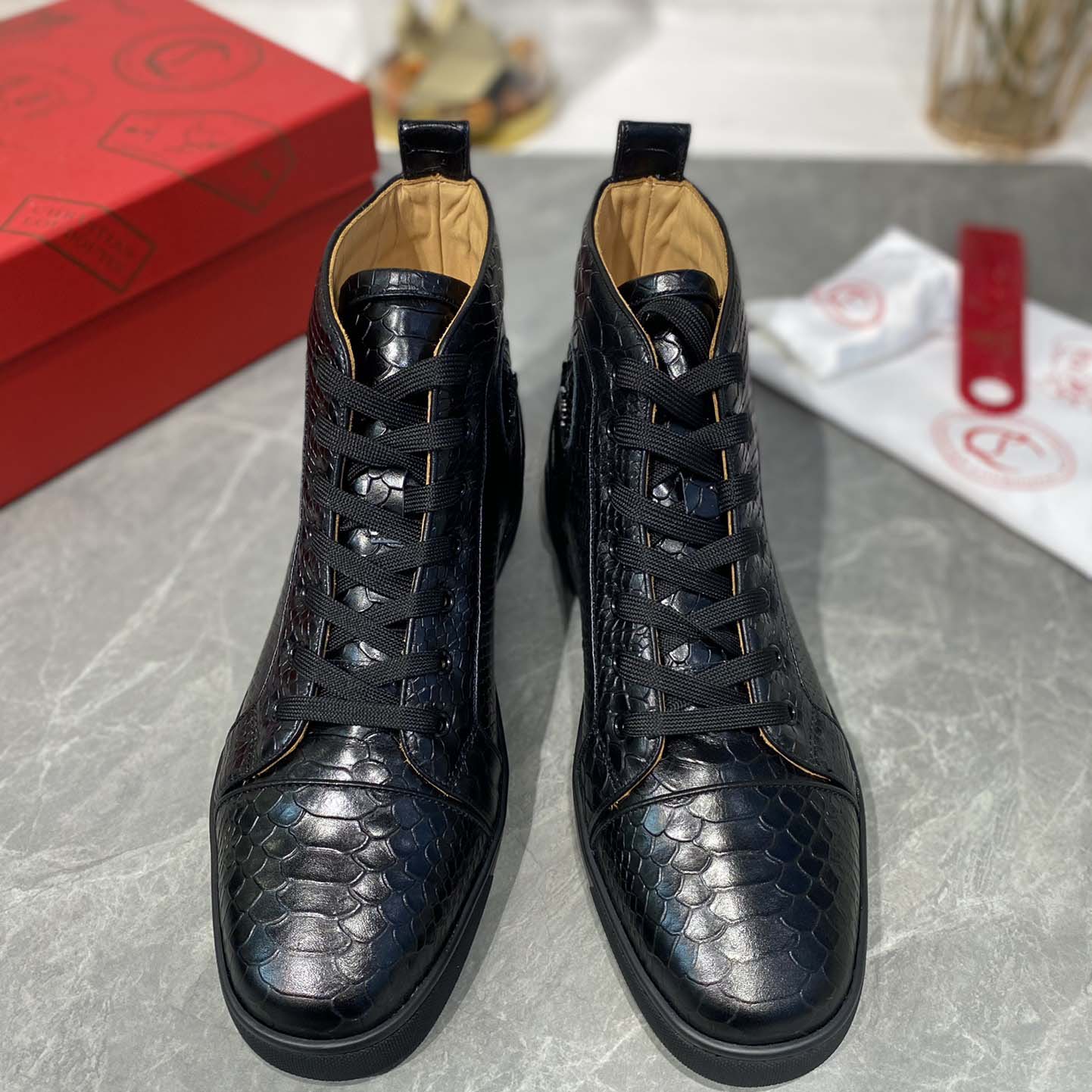 Christian Louboutin High-top Sneakers  - DopestKickz