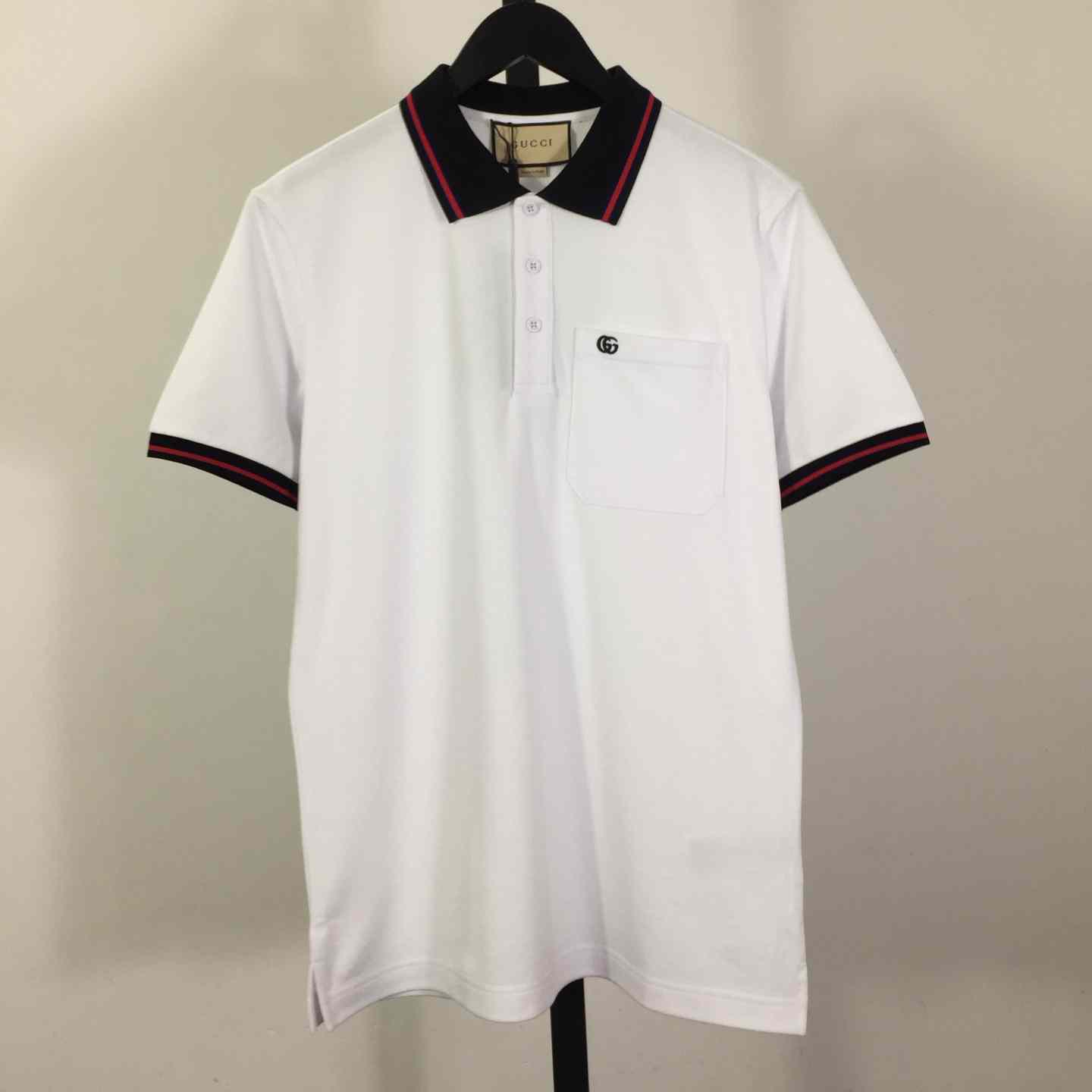 Gucci Polo Shirt With Double G - DopestKickz