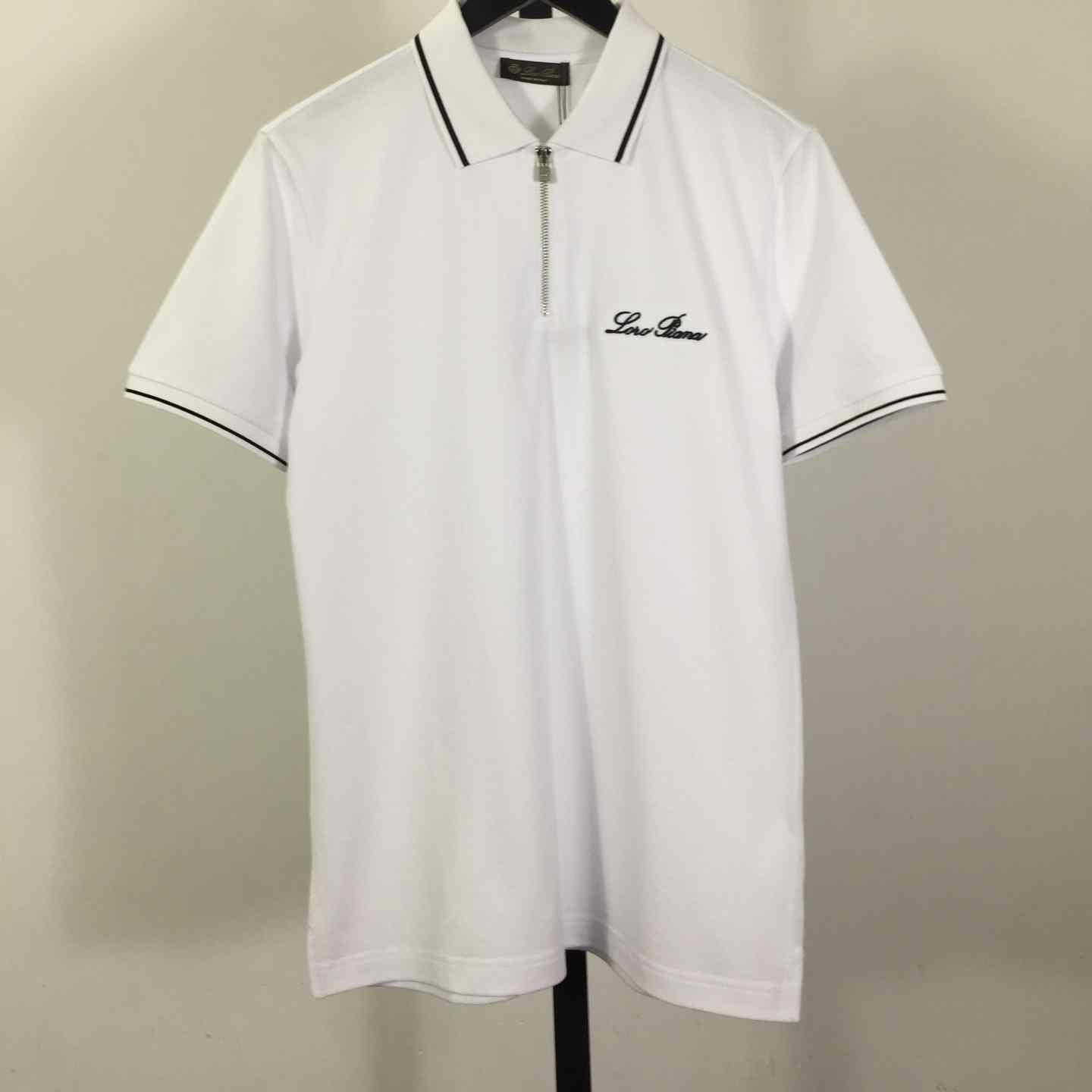 Loro Piana Cotton Polo Shirt - DopestKickz