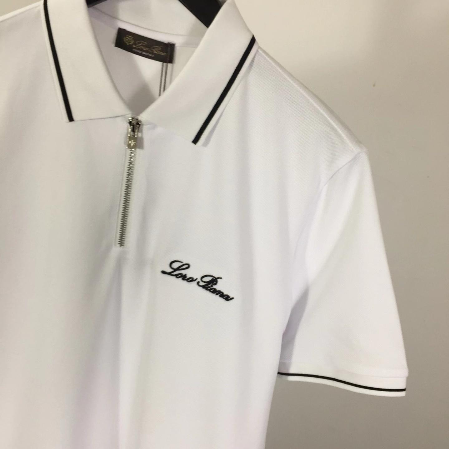Loro Piana Cotton Polo Shirt - DopestKickz