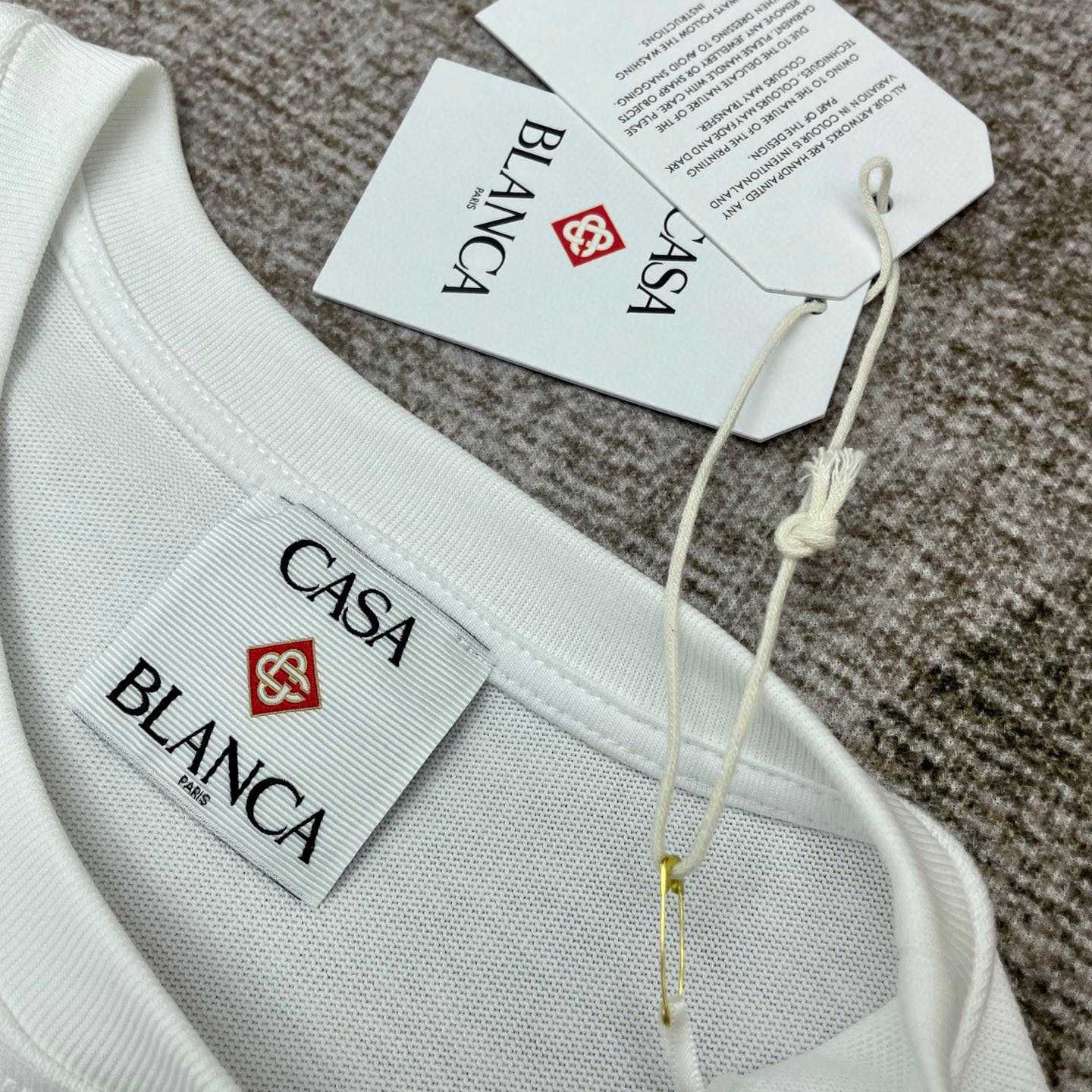 Casablanca Surf Trip Printed Tee - White  C996 - DopestKickz