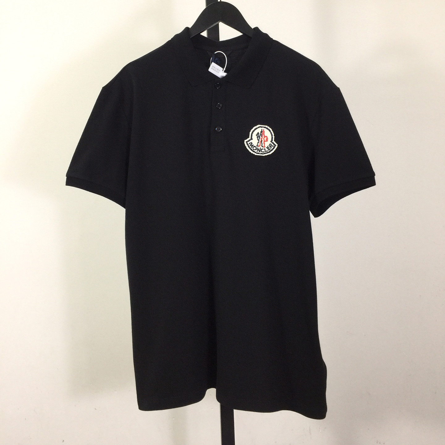 Moncler Logo Cotton Polo Shirt - DopestKickz