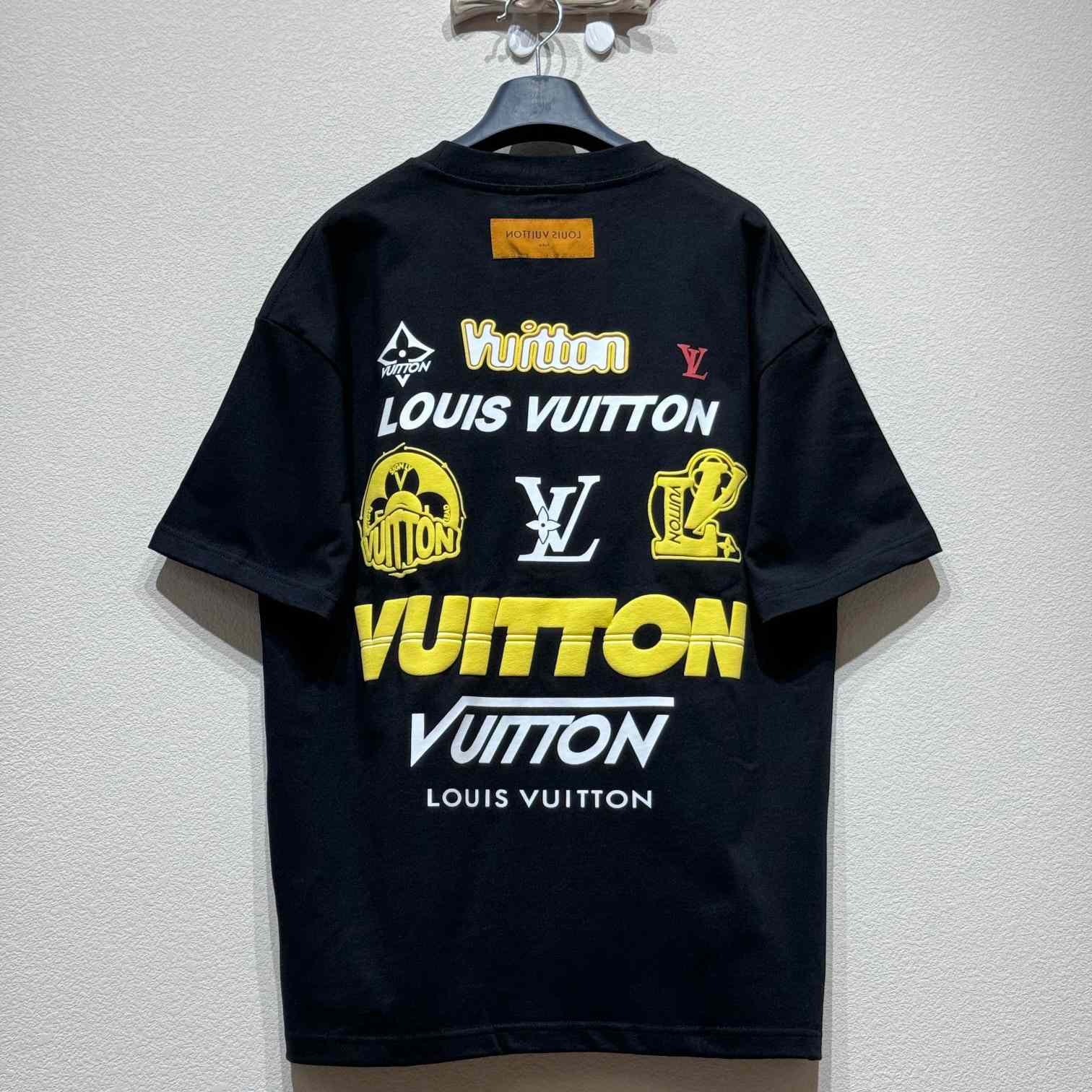 Louis Vuitton Short-Sleeved Cotton Crewneck    - DopestKickz