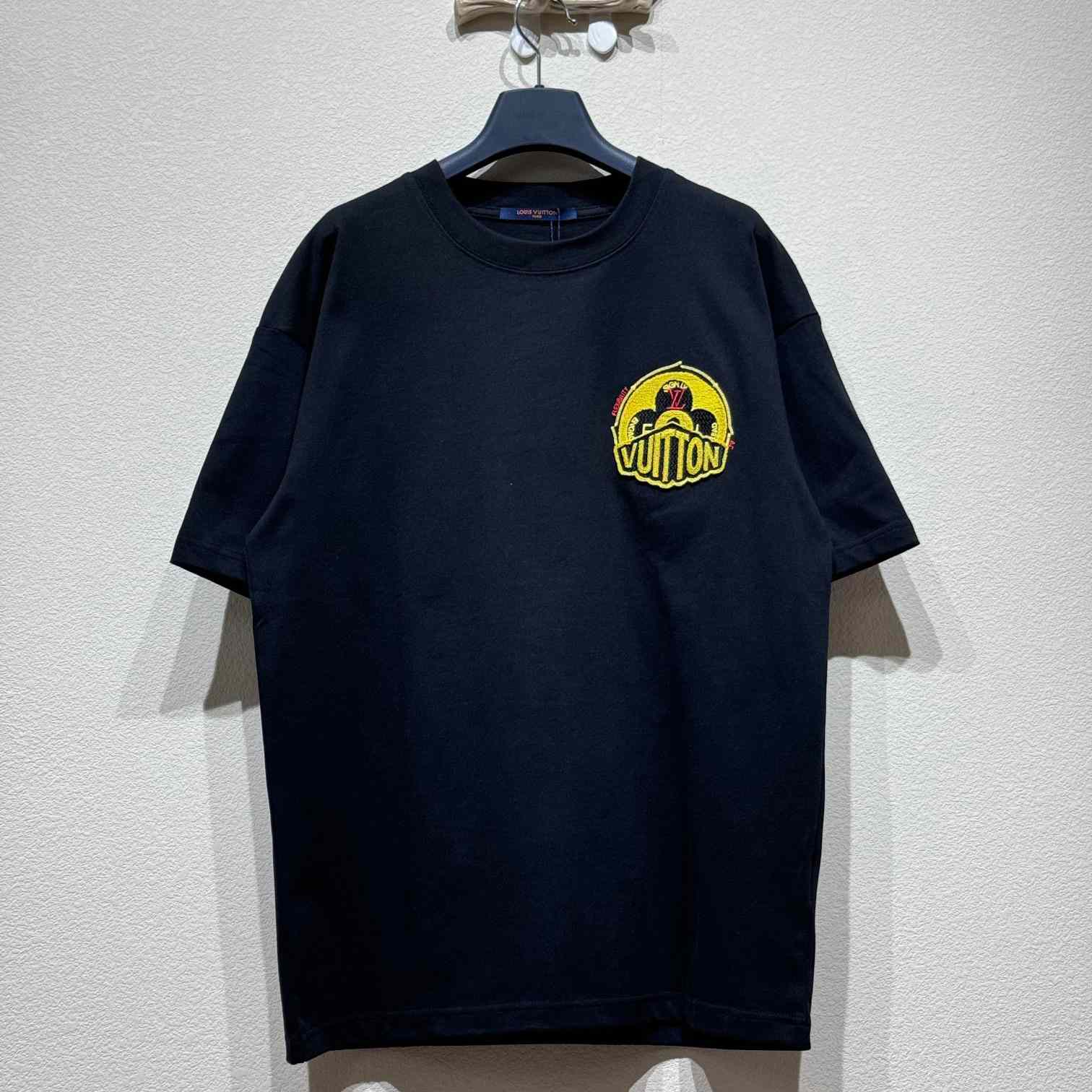 Louis Vuitton Short-Sleeved Cotton Crewneck    - DopestKickz