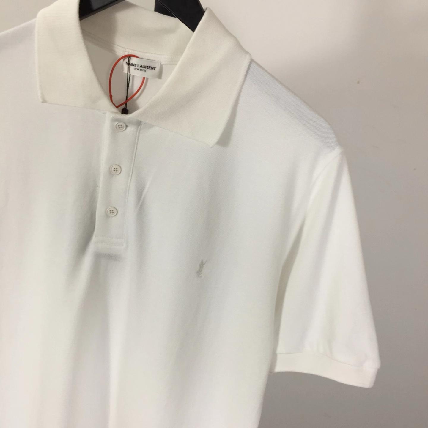 Saint Laurent Wool Knit Polo Top  - DopestKickz