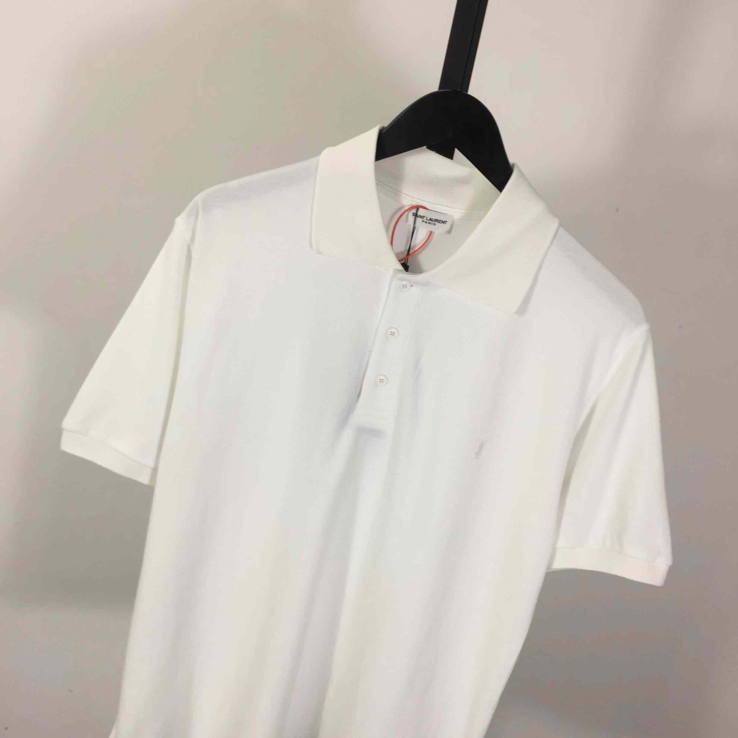 Saint Laurent Wool Knit Polo Top  - DopestKickz