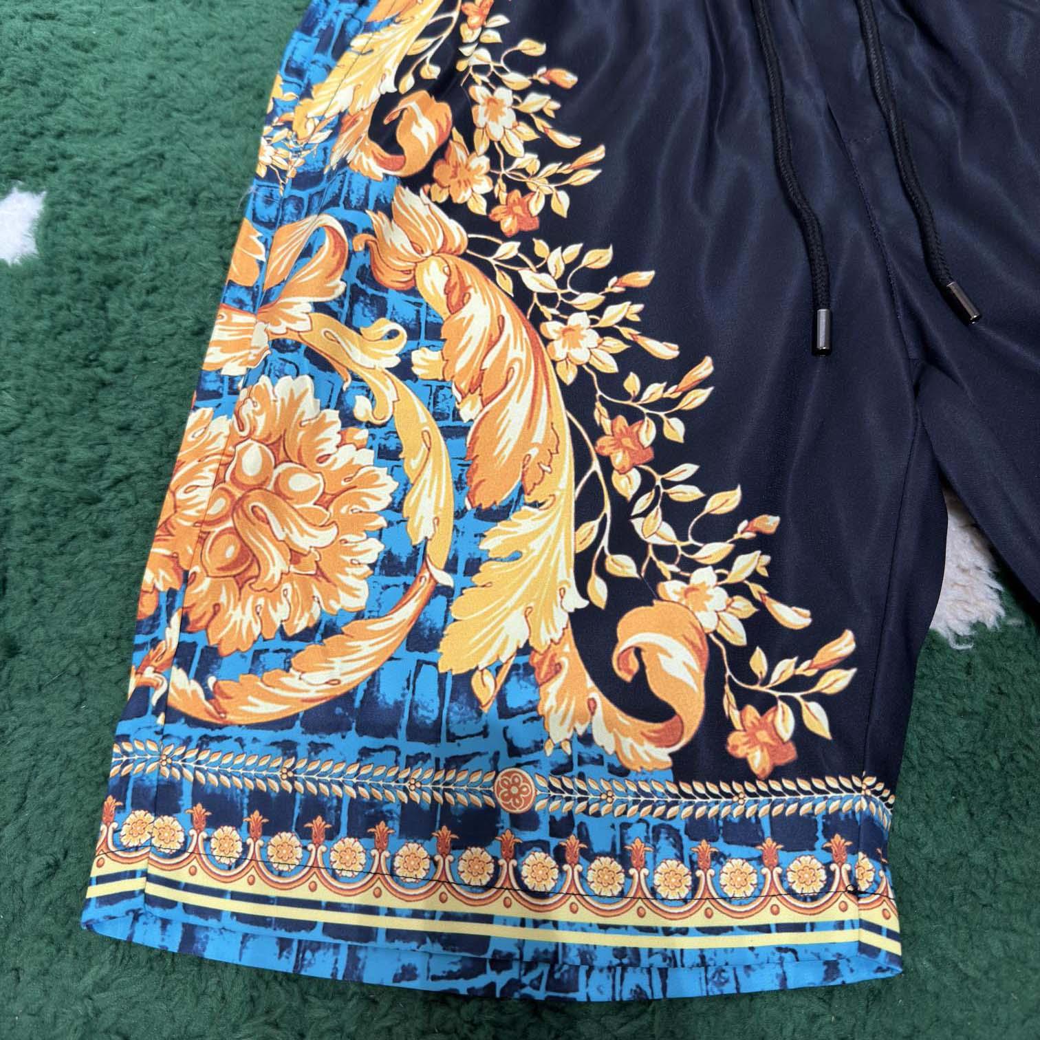 Versace Silk Shorts - DopestKickz