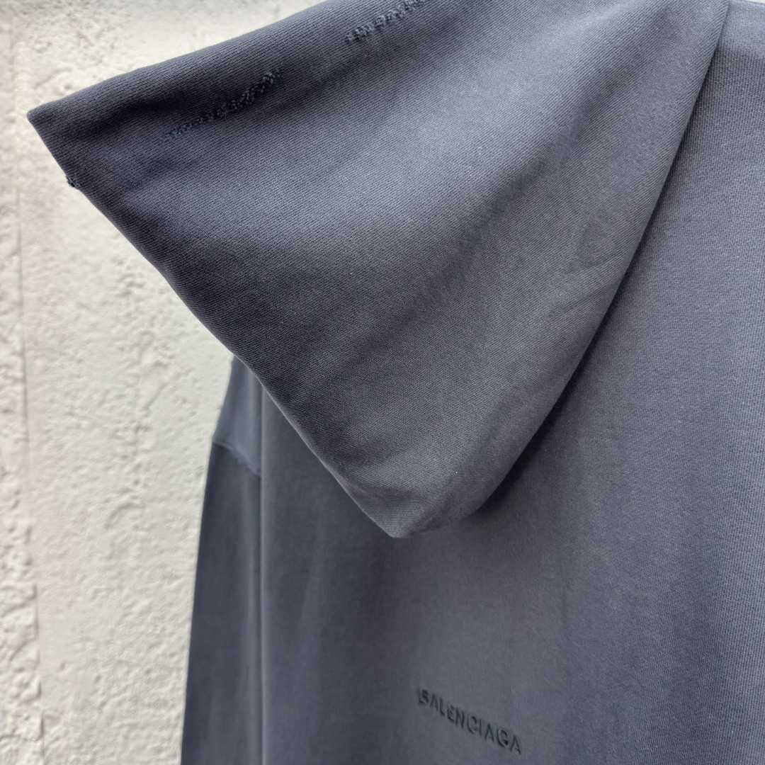 Balenciaga Paris Liberty Distressed Hoodie - DopestKickz