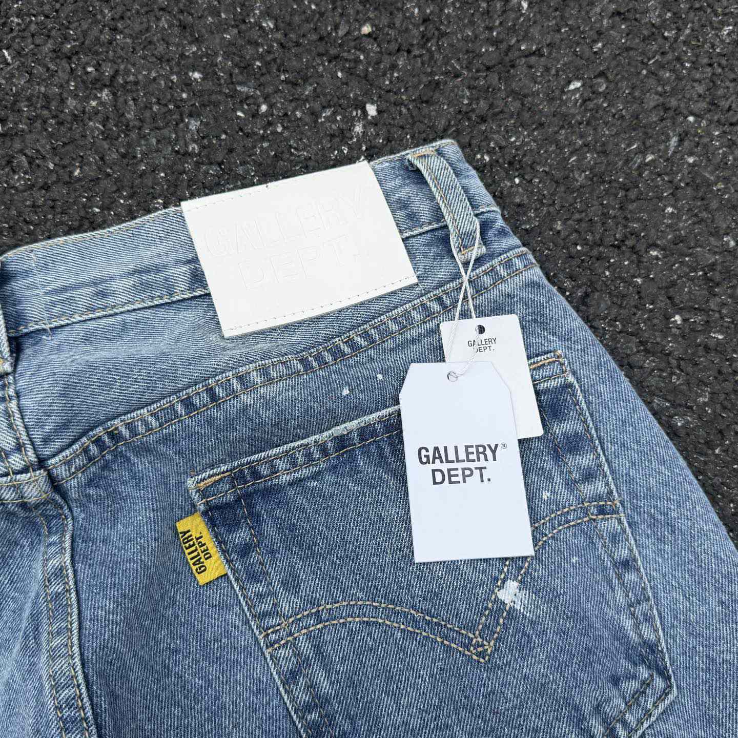 Gallery Dept. Ripped Denim Flared Pants - DopestKickz