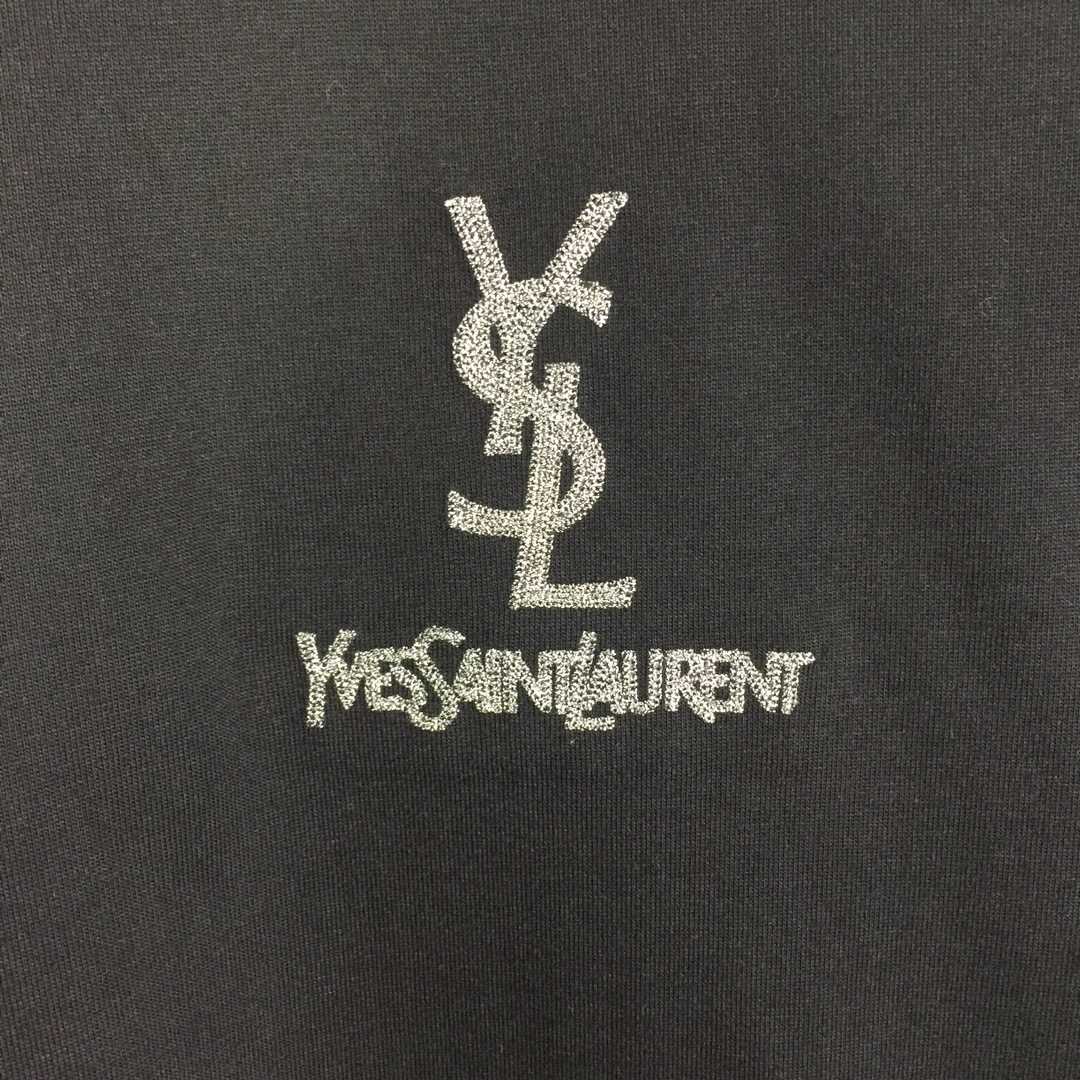 Saint Laurent Cotton-jersey T-shirt  - DopestKickz