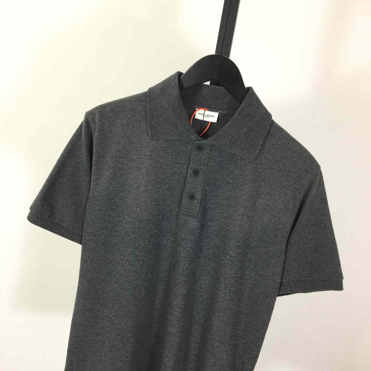 Saint Laurent Wool Knit Polo Top  - DopestKickz