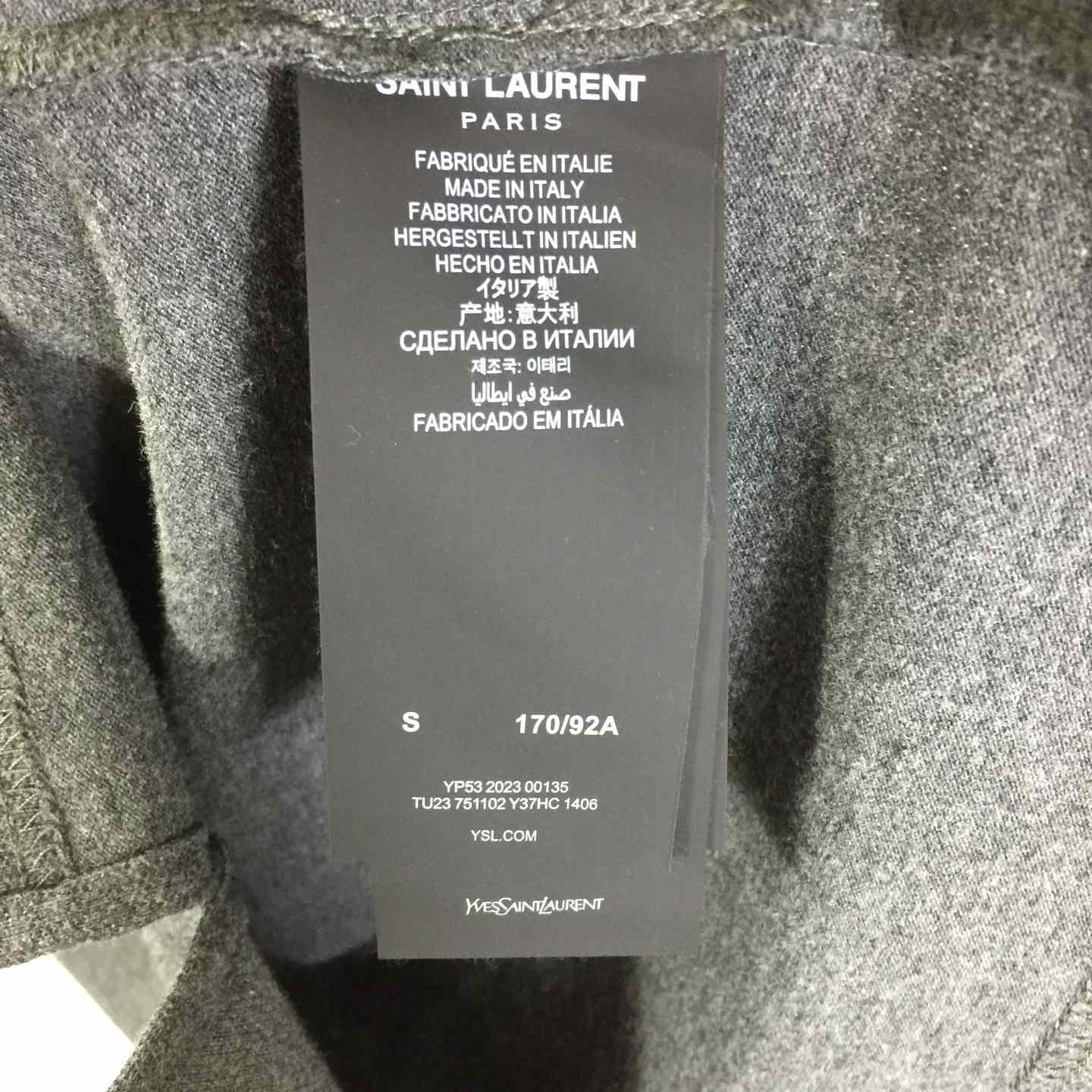 Saint Laurent Wool Knit Polo Top  - DopestKickz