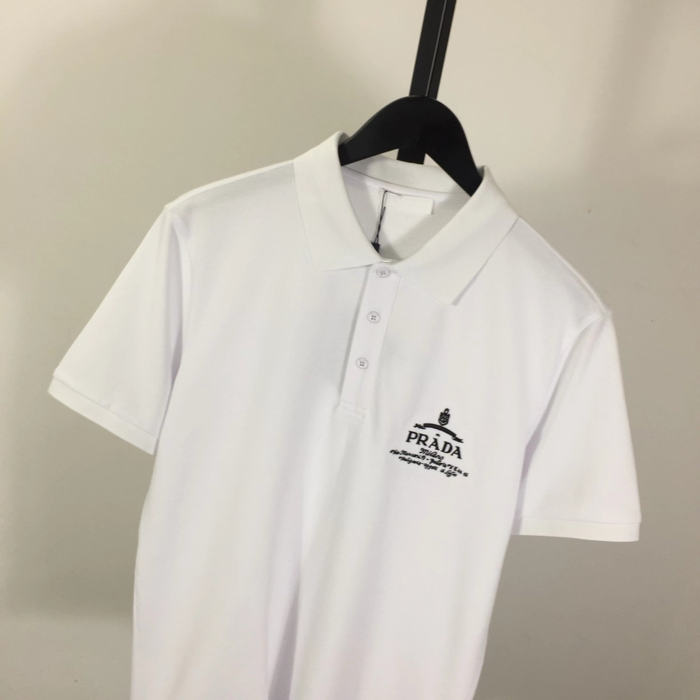 Prada Short-sleeved Piqué Polo Shirt - DopestKickz