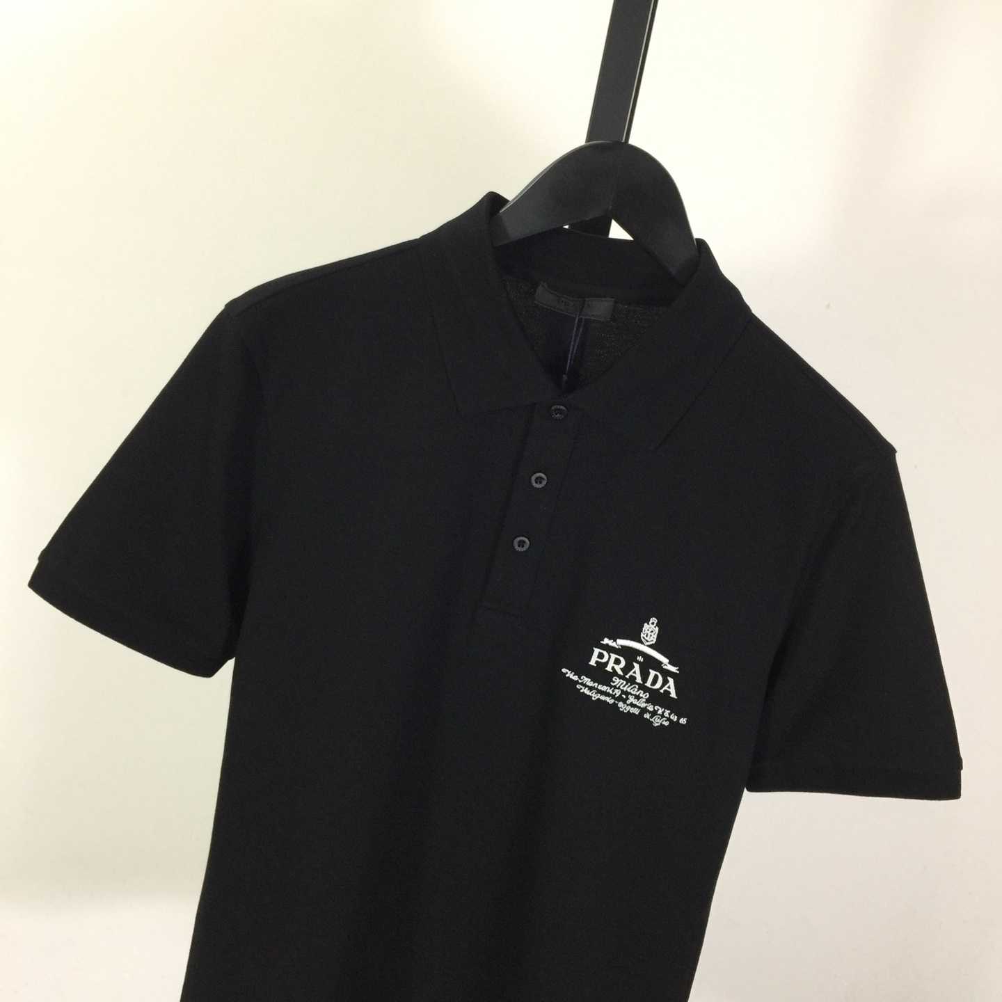 Prada Short-sleeved Piqué Polo Shirt - DopestKickz