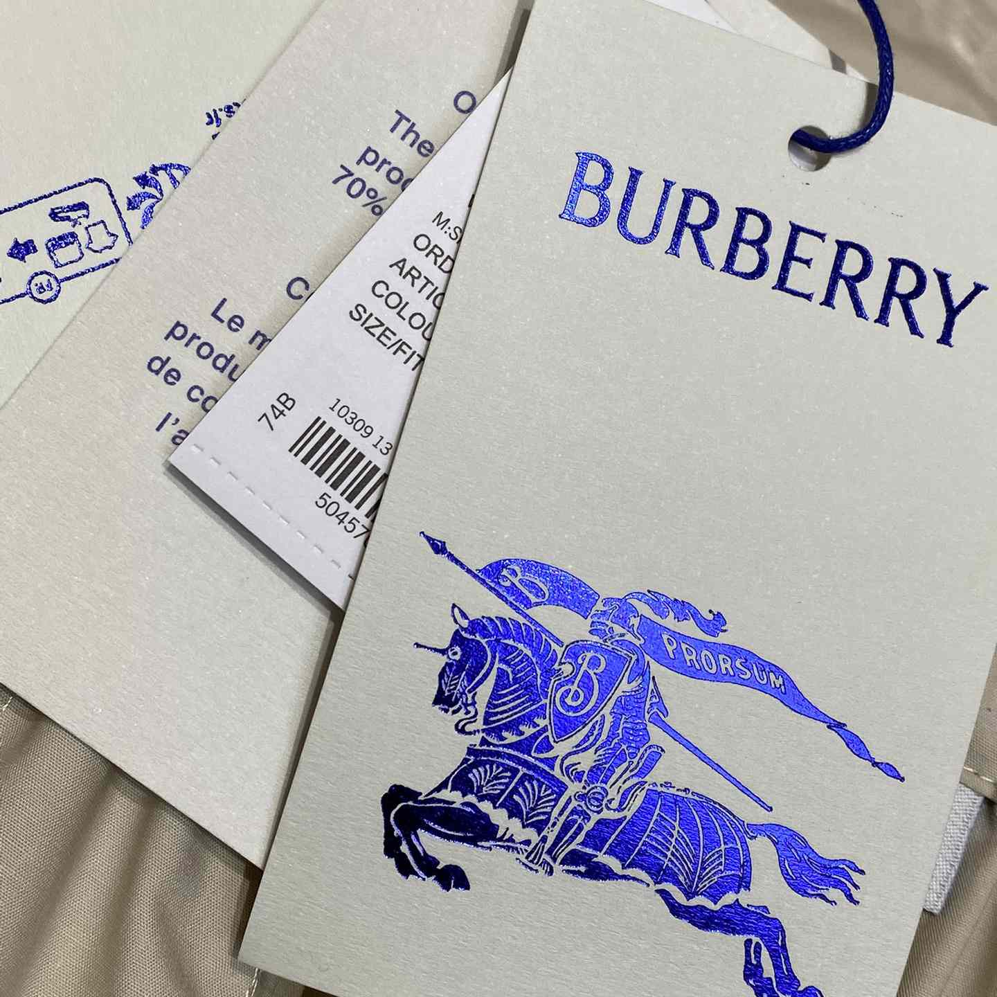 Burberry Knot Logo Cotton Shorts - DopestKickz